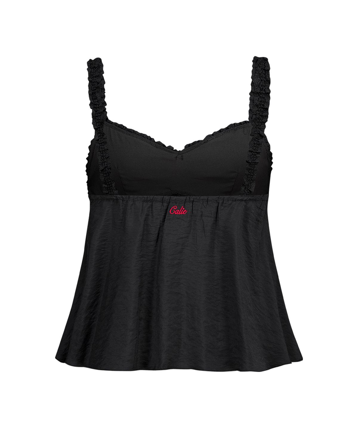에즈이프 캘리(ASIF CALIE) FLOWER LACE TRIM SLEEVELESS BLACK
