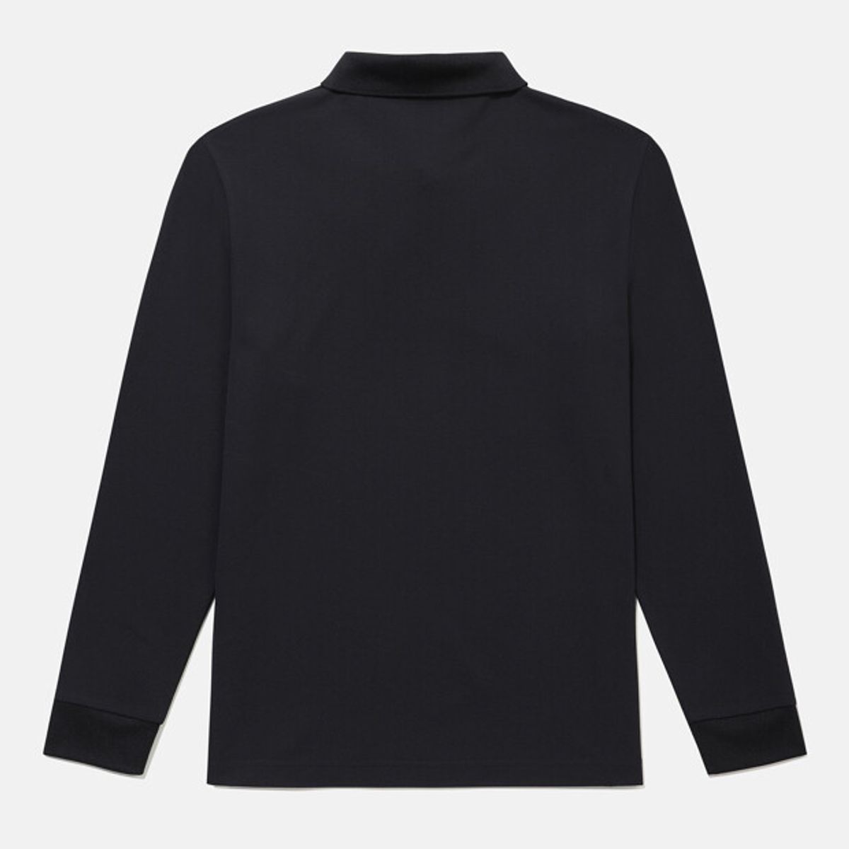 데상트(DESCENTE) 터프 폴로 긴팔 티셔츠 블랙 SR323UPL81