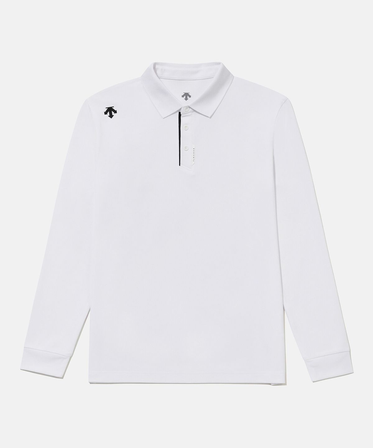 데상트(DESCENTE) 터프 폴로 긴팔 티셔츠 화이트 SR323UPL81