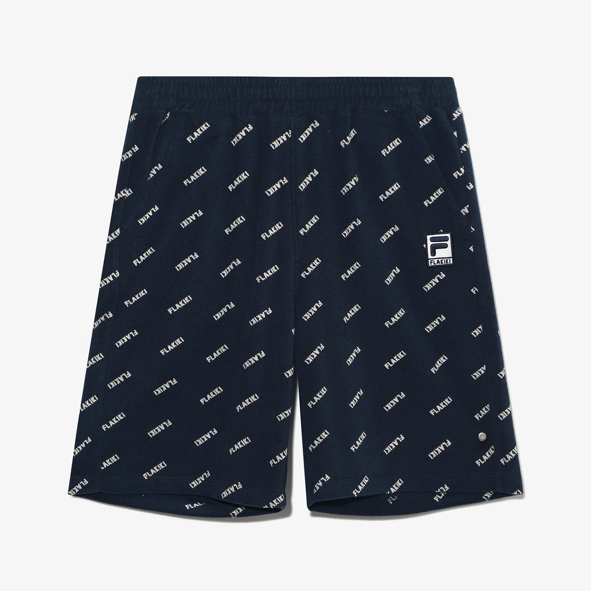 휠라 키즈(FILA KIDS) [휠라키즈X플라키키]테리 4부 쇼츠