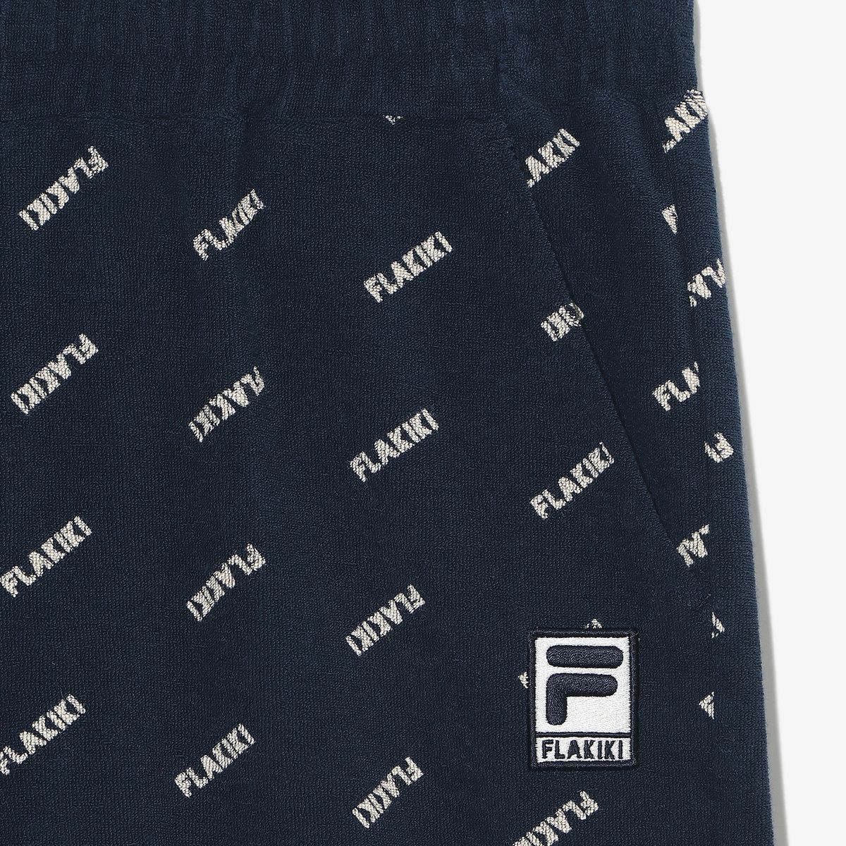 휠라 키즈(FILA KIDS) [휠라키즈X플라키키]테리 4부 쇼츠