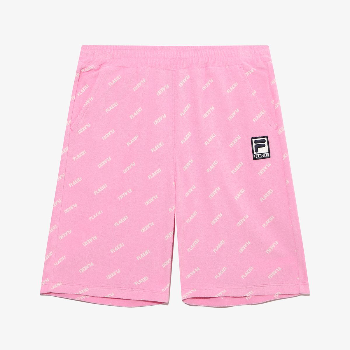 휠라 키즈(FILA KIDS) [휠라키즈X플라키키]테리 4부 쇼츠