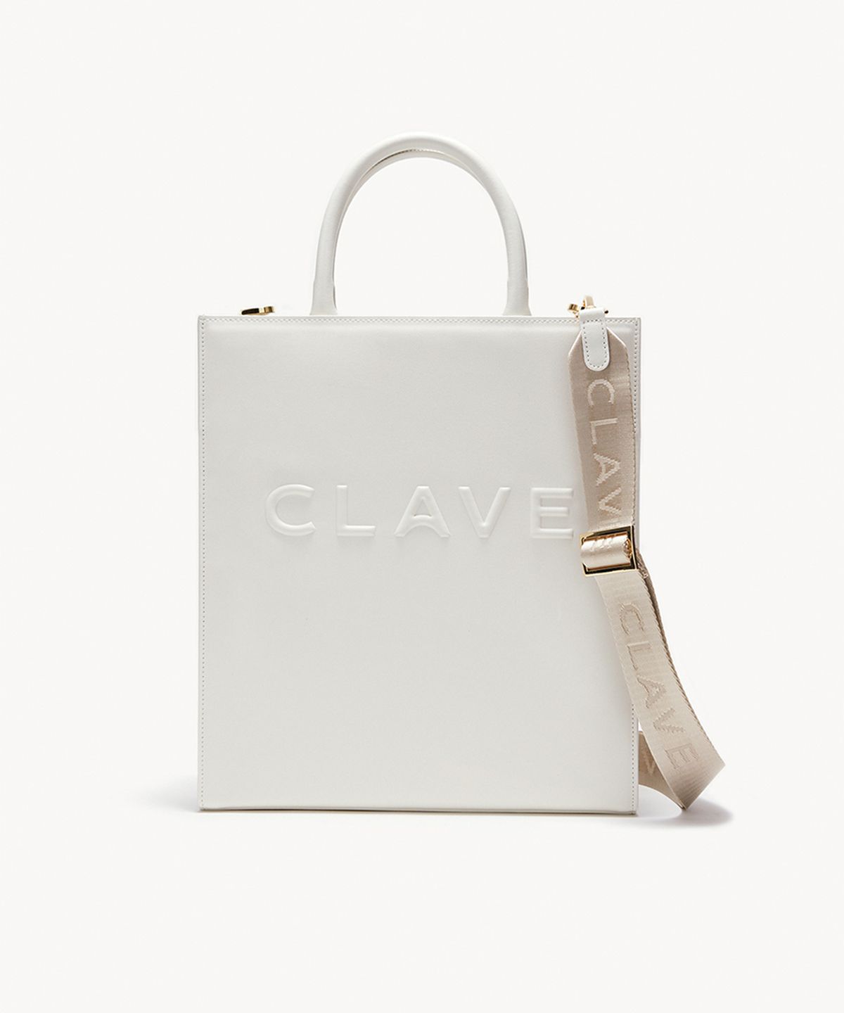 끌라베(CLAVE) 실비 화이트 크로스백 (SYLVIE White Cross Bag)