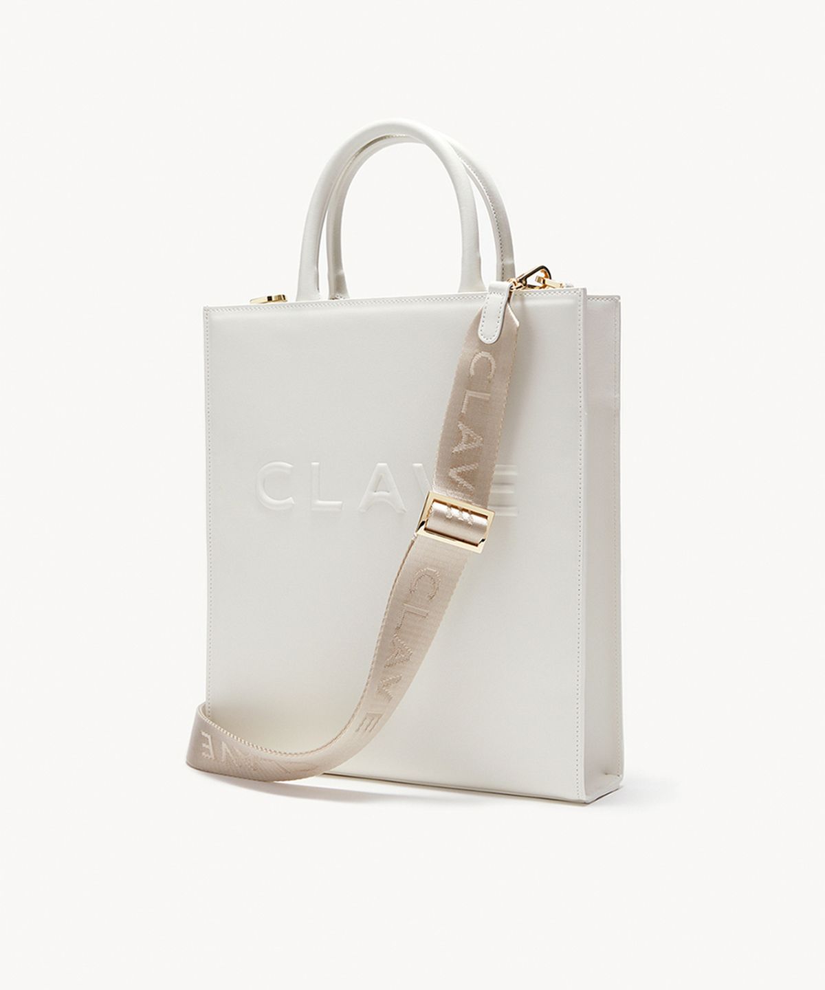 끌라베(CLAVE) 실비 화이트 크로스백 (SYLVIE White Cross Bag)
