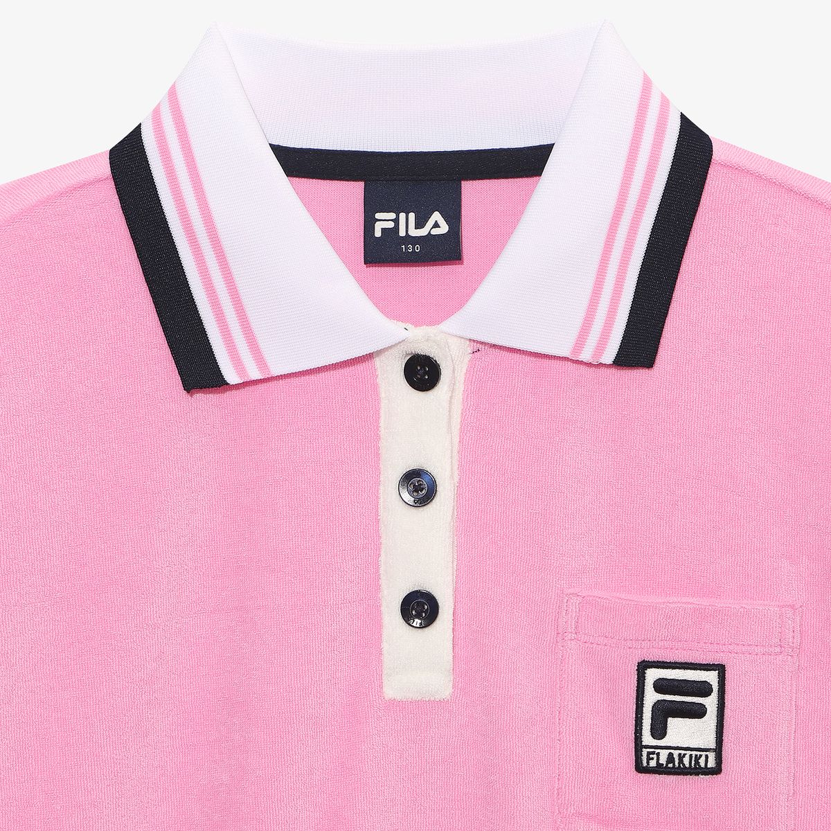 휠라 키즈(FILA KIDS) [휠라키즈X플라키키]카라 테리 원피스