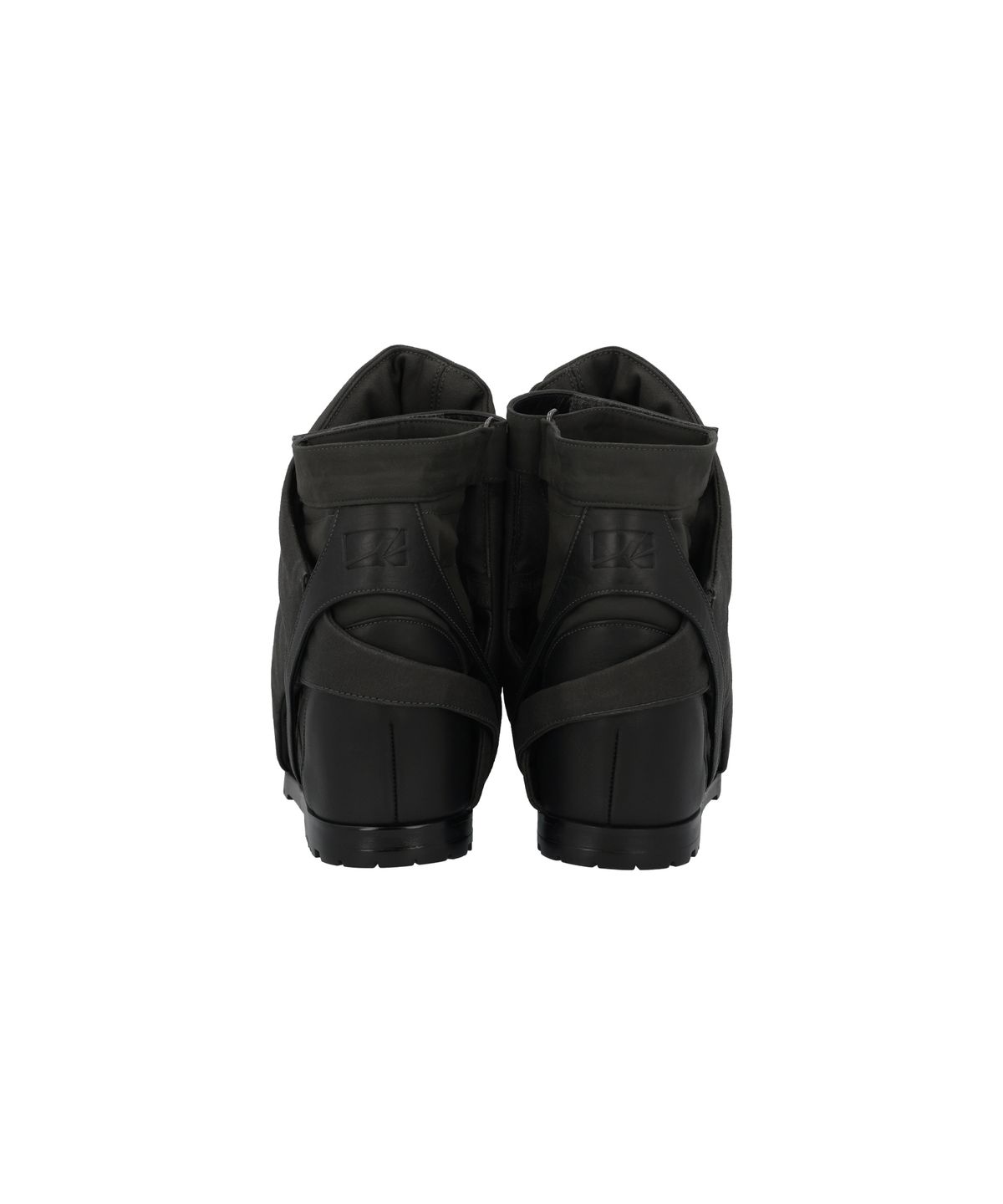 포트리스(4TRESS) PADDED-COVERED WEDGE HEELS 01 ASH BLACK