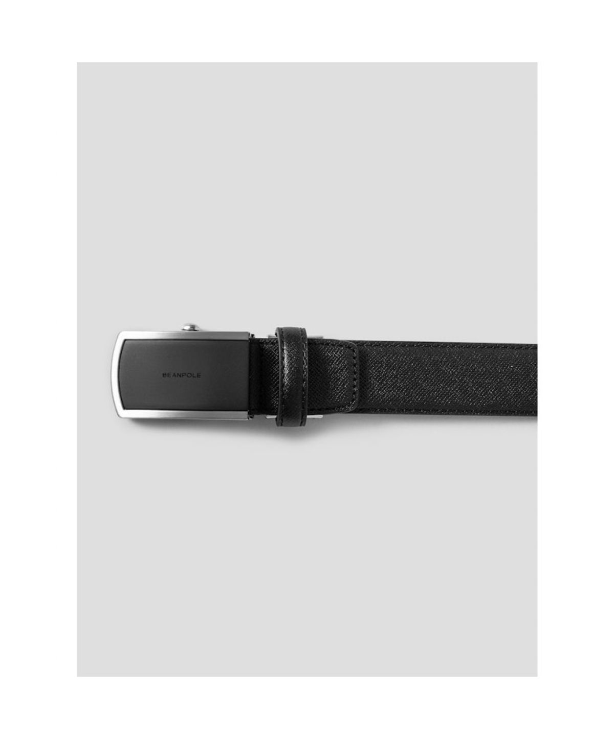 빈폴 액세서리(BEANPOLE ACCESSORY) 빈폴 로고 자동 벨트  블랙