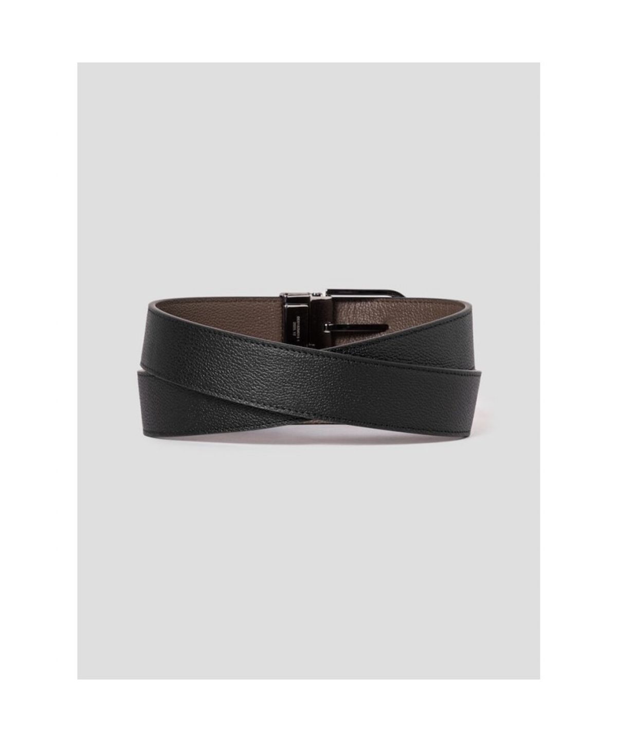 빈폴 액세서리(BEANPOLE ACCESSORY) 리버시블 라운드버클 벨트  블랙