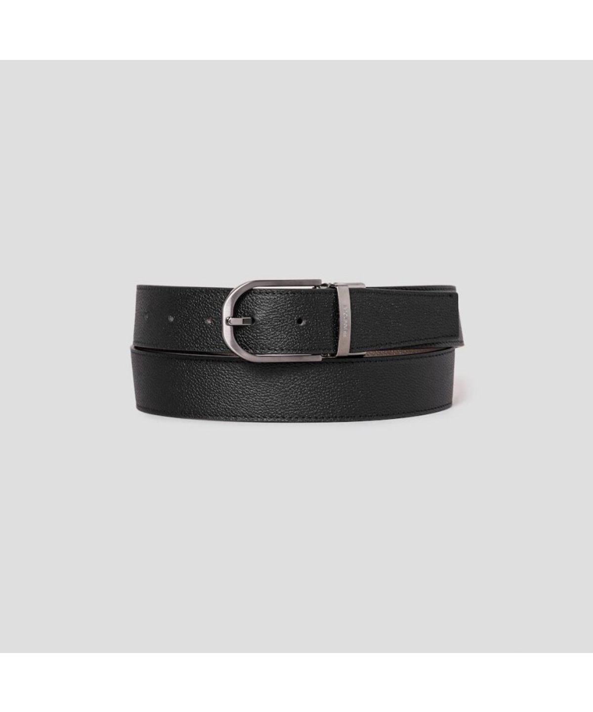빈폴 액세서리(BEANPOLE ACCESSORY) 리버시블 라운드버클 벨트  블랙