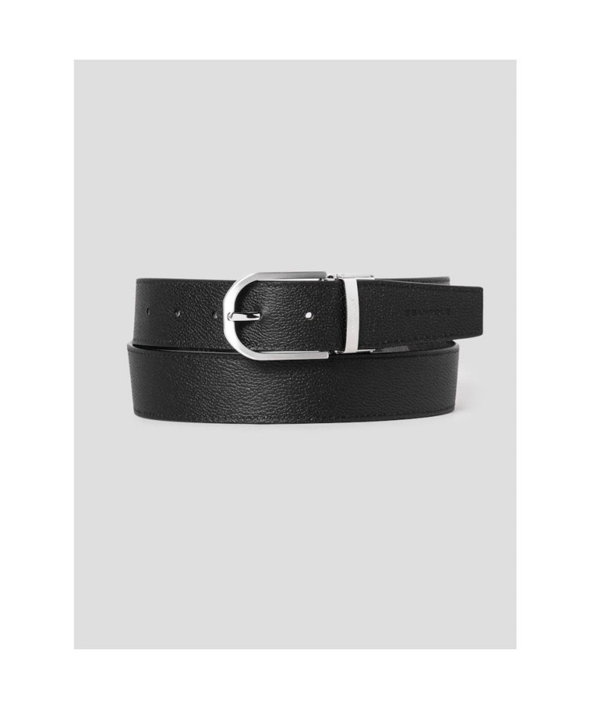 빈폴 액세서리(BEANPOLE ACCESSORY) 리버시블 라운드버클 벨트  블랙