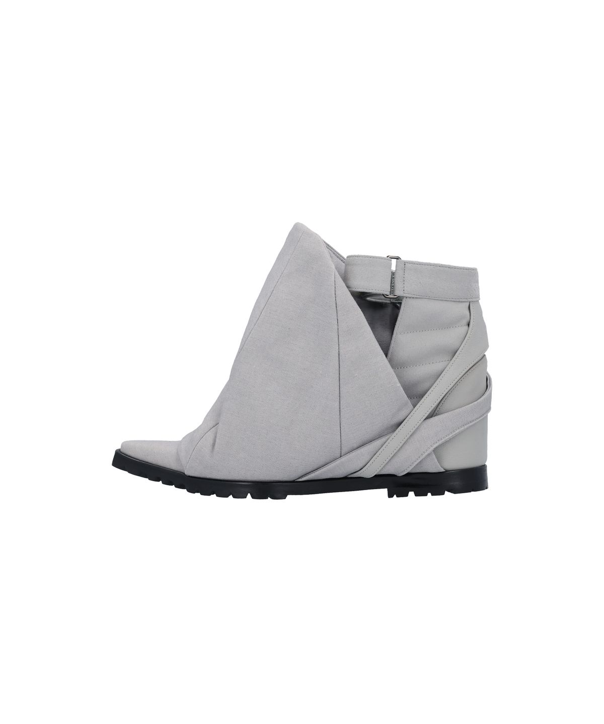 포트리스(4TRESS) PADDED-COVERED WEDGE HEELS 01 ASH GRAY