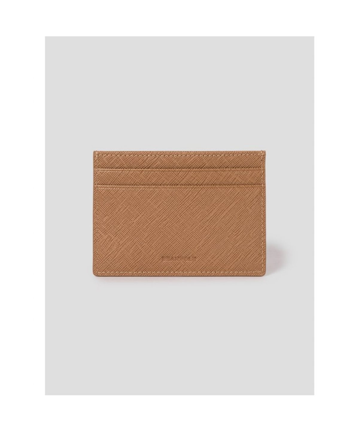 빈폴 액세서리(BEANPOLE ACCESSORY) 매일 낱장 카드지갑 - 옐로이시 브라운