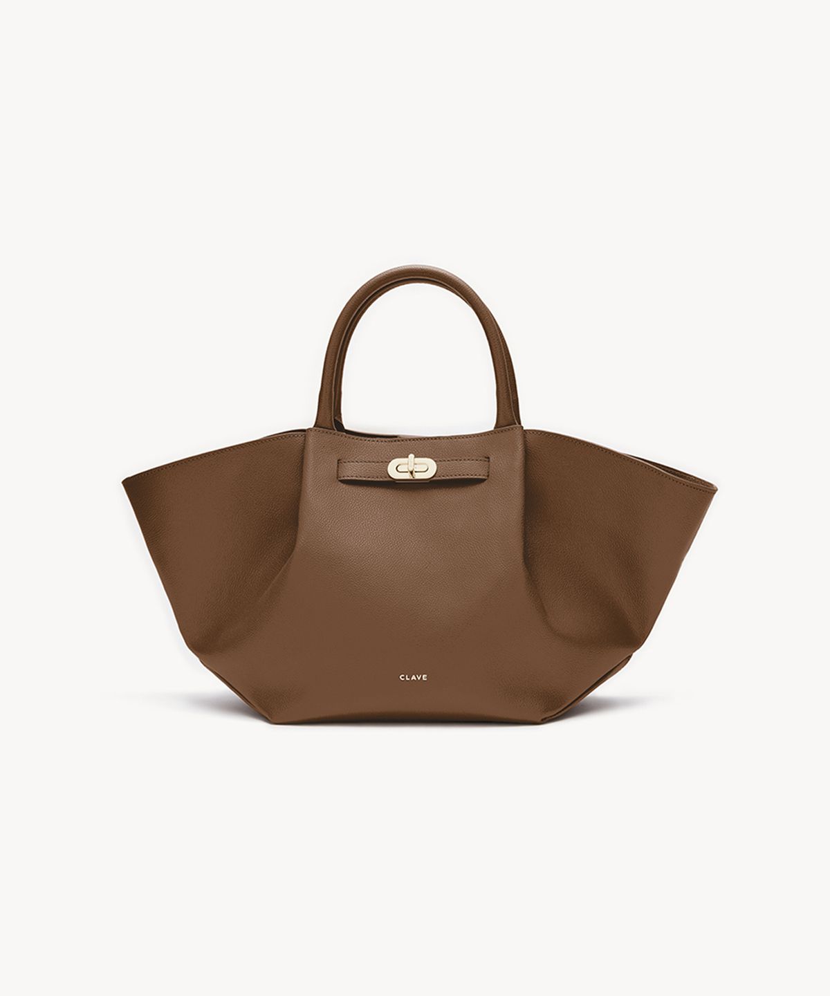끌라베(CLAVE) 에블린 탄 토트백 (EVELYN Tan Tote Bag)