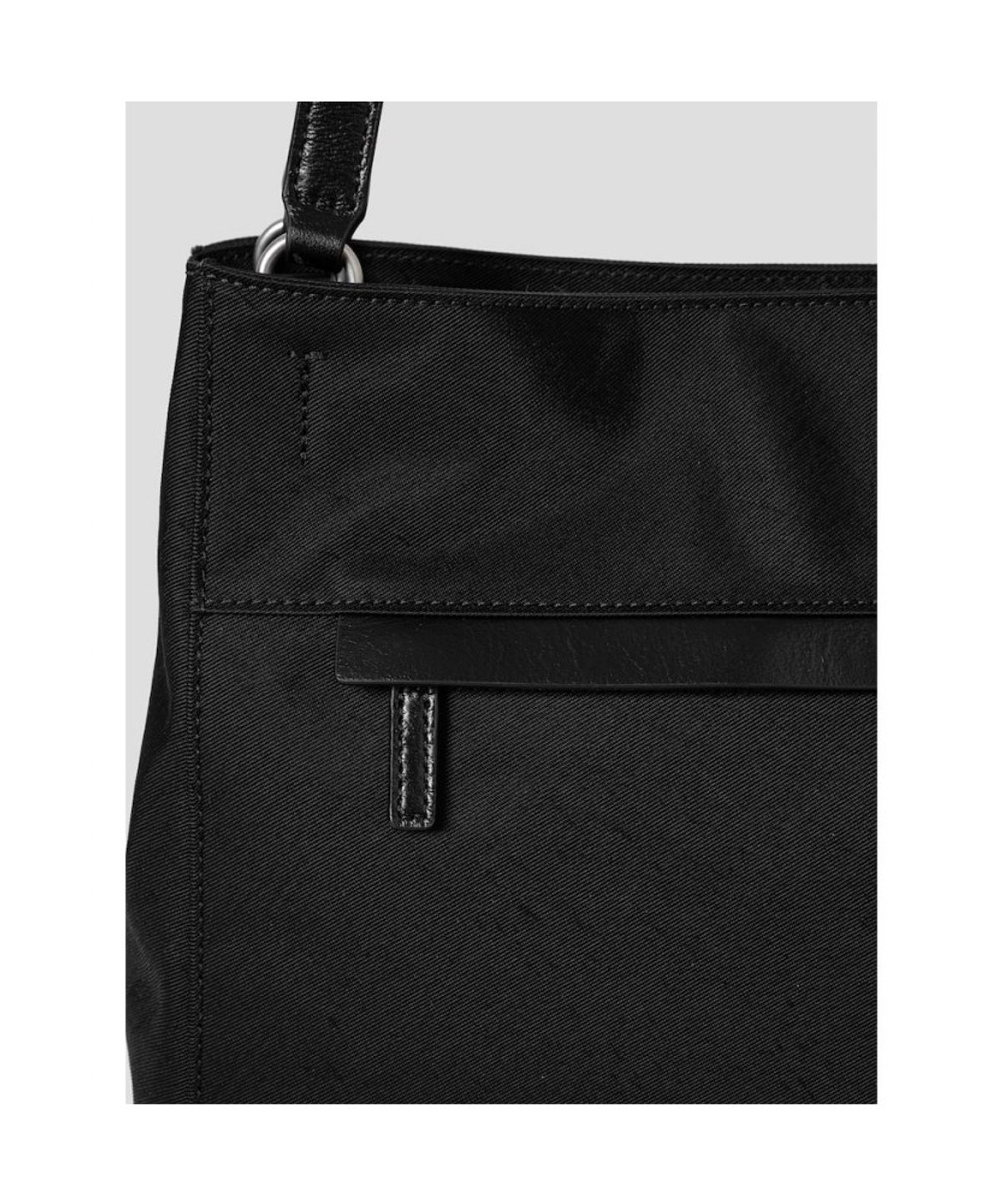 빈폴 액세서리(BEANPOLE ACCESSORY) 노라 나일론 플랩 숄더백  블랙
