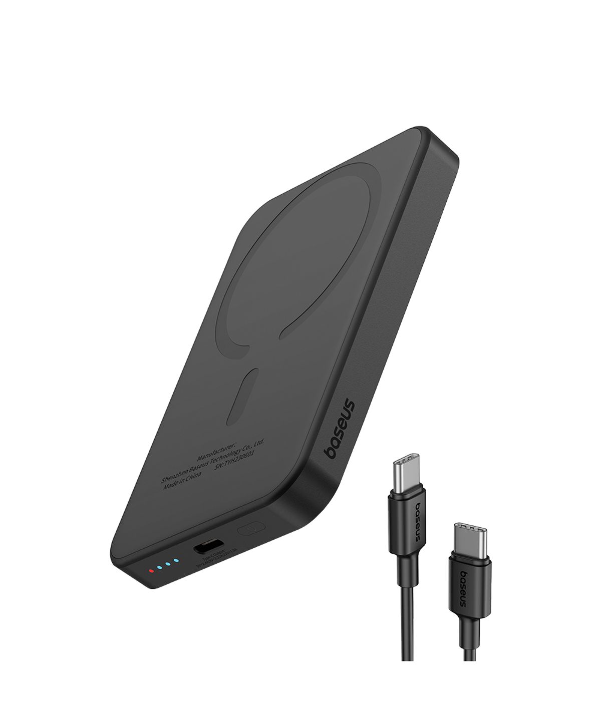 베이스어스(BASEUS) 맥세이프 보조배터리 무선 휴대용 휴대폰 고속 충전 20W 5000mAh