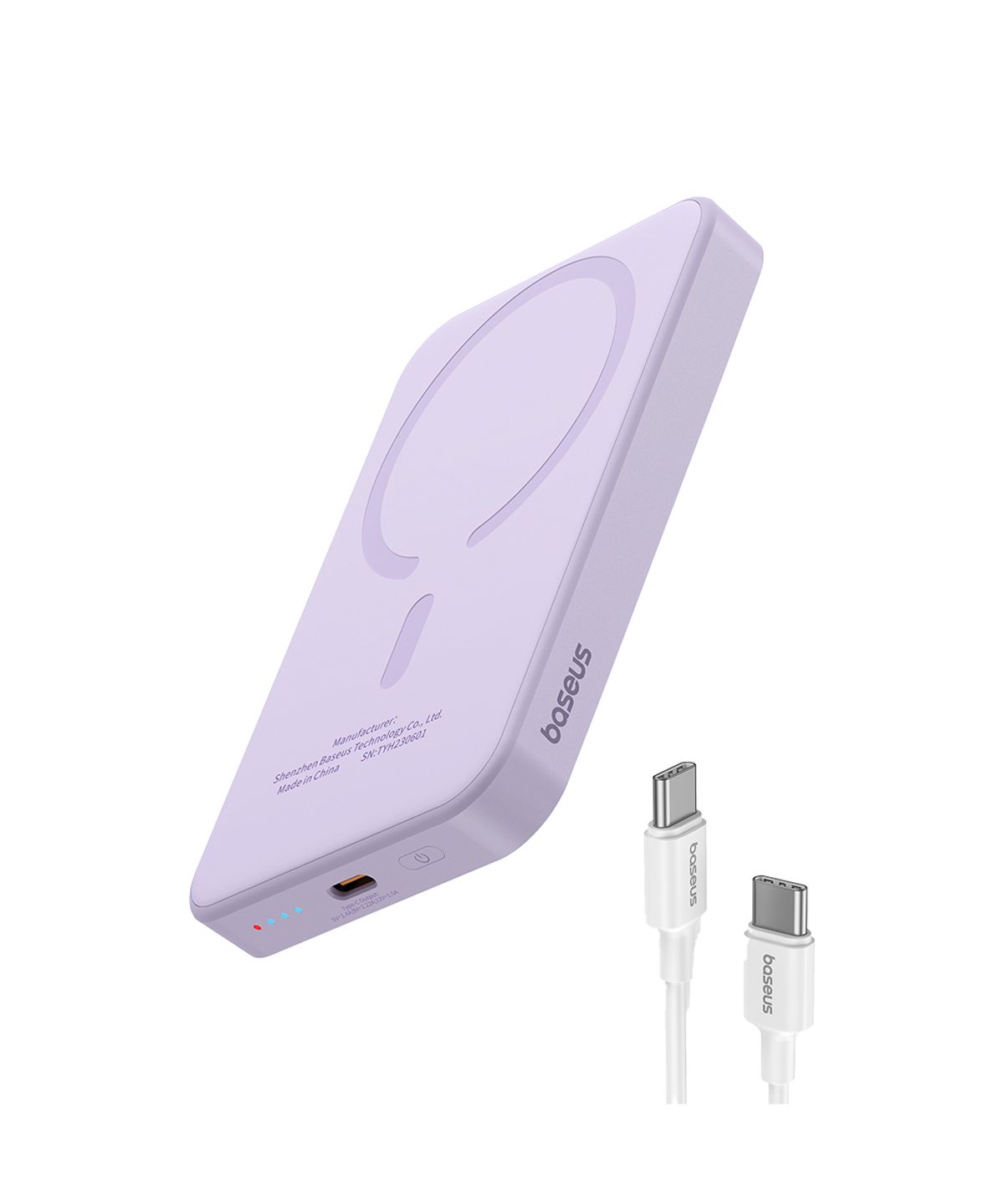 베이스어스(BASEUS) 맥세이프 보조배터리 무선 휴대용 휴대폰 고속 충전 20W 5000mAh