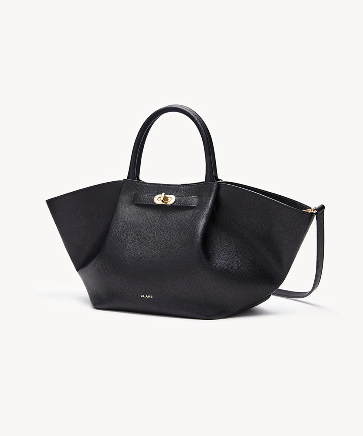 끌라베(CLAVE) 에블린 블랙 토트백 (EVELYN Black Tote Bag)