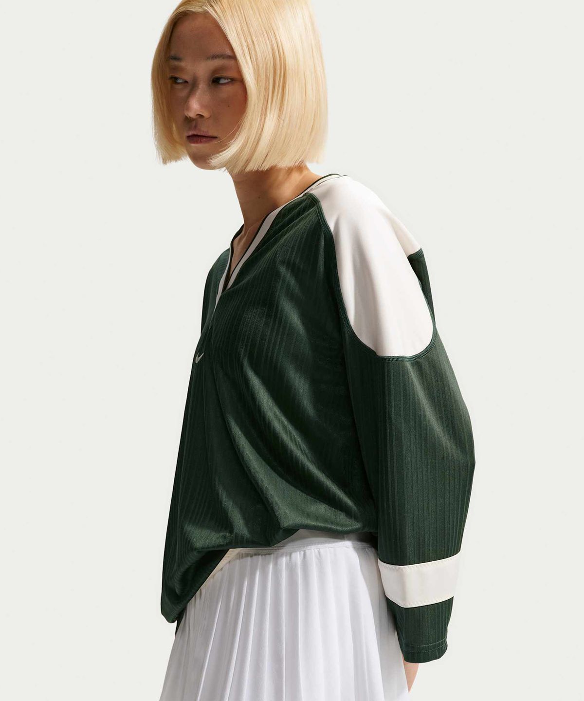 나이키(NIKE) 스포츠웨어 오버사이즈 저지 튜닉 W - 퍼:초크 / IF0320-323