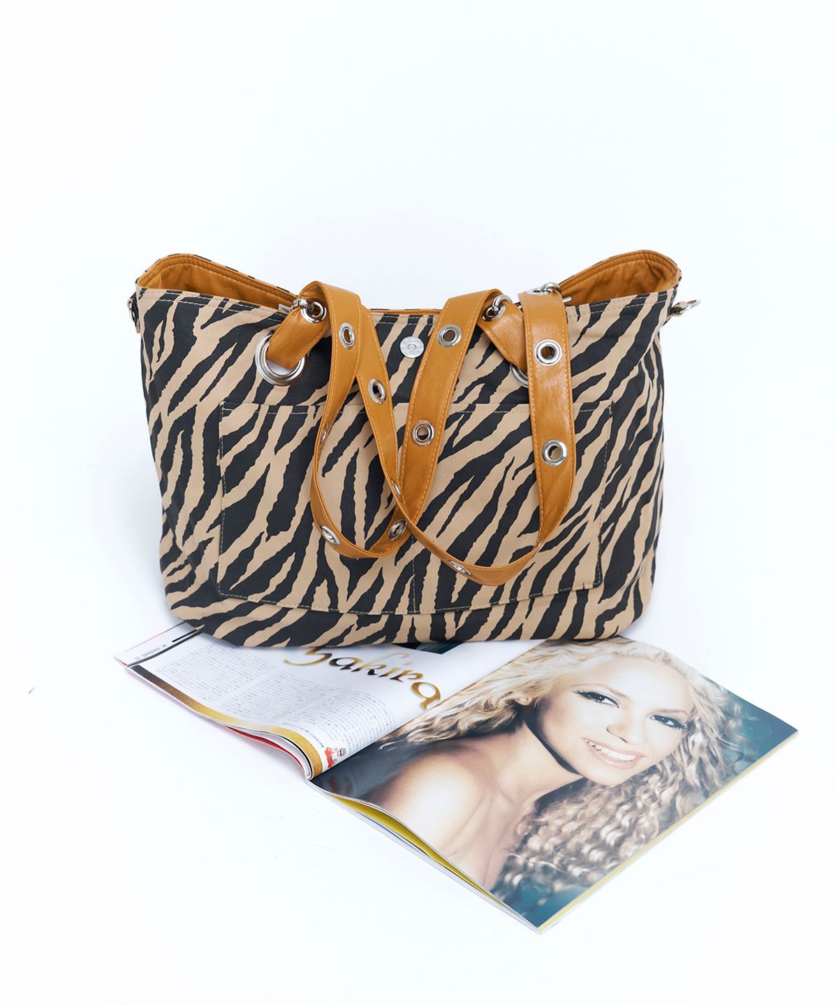 뎁크(DEPC) EYELET LEATHER BAG (VER.2) - CAMEL