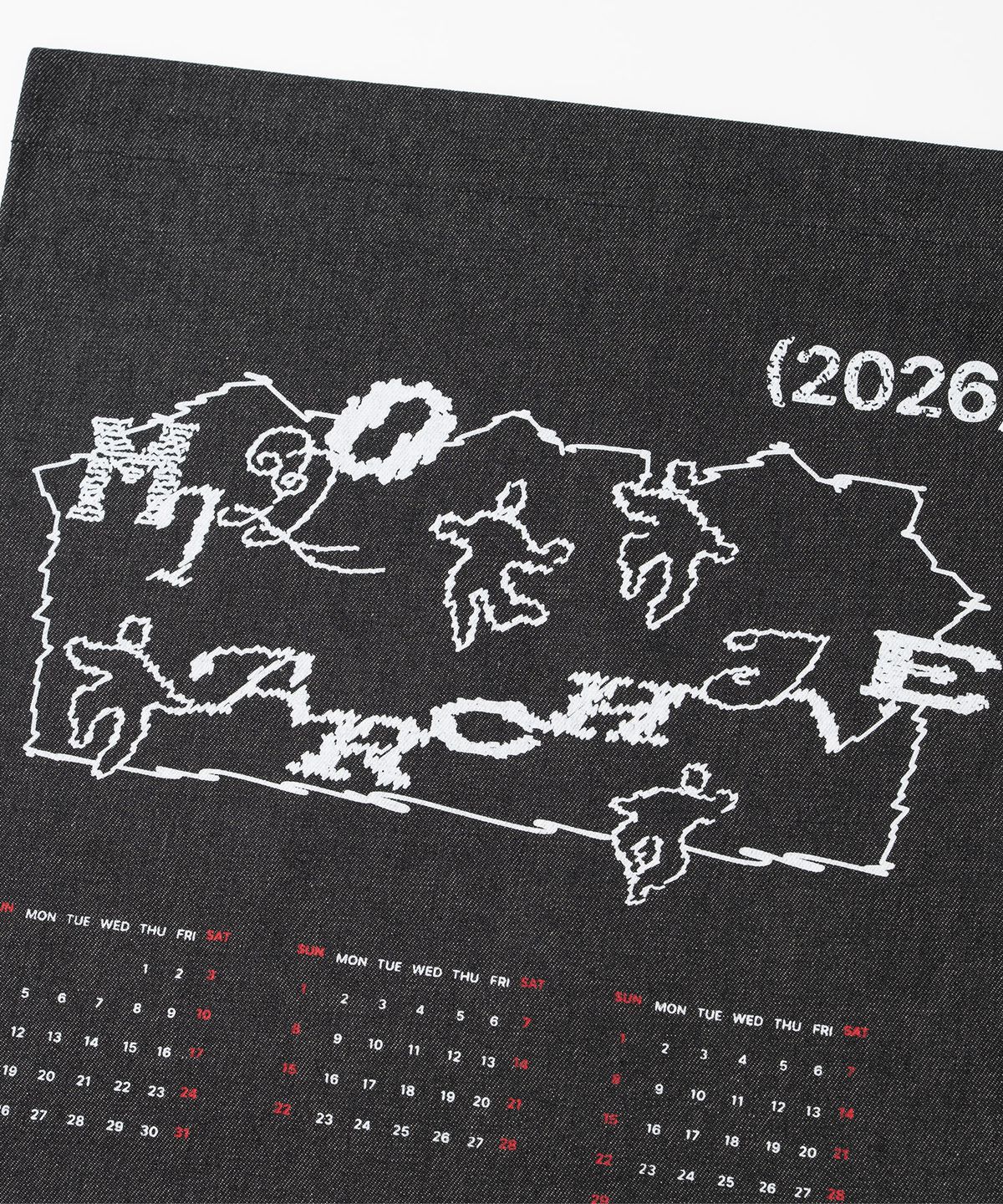 밀로 아카이브(MILLO ARCHIVE) 2026 메모러블 데님 캘린더 [블랙]