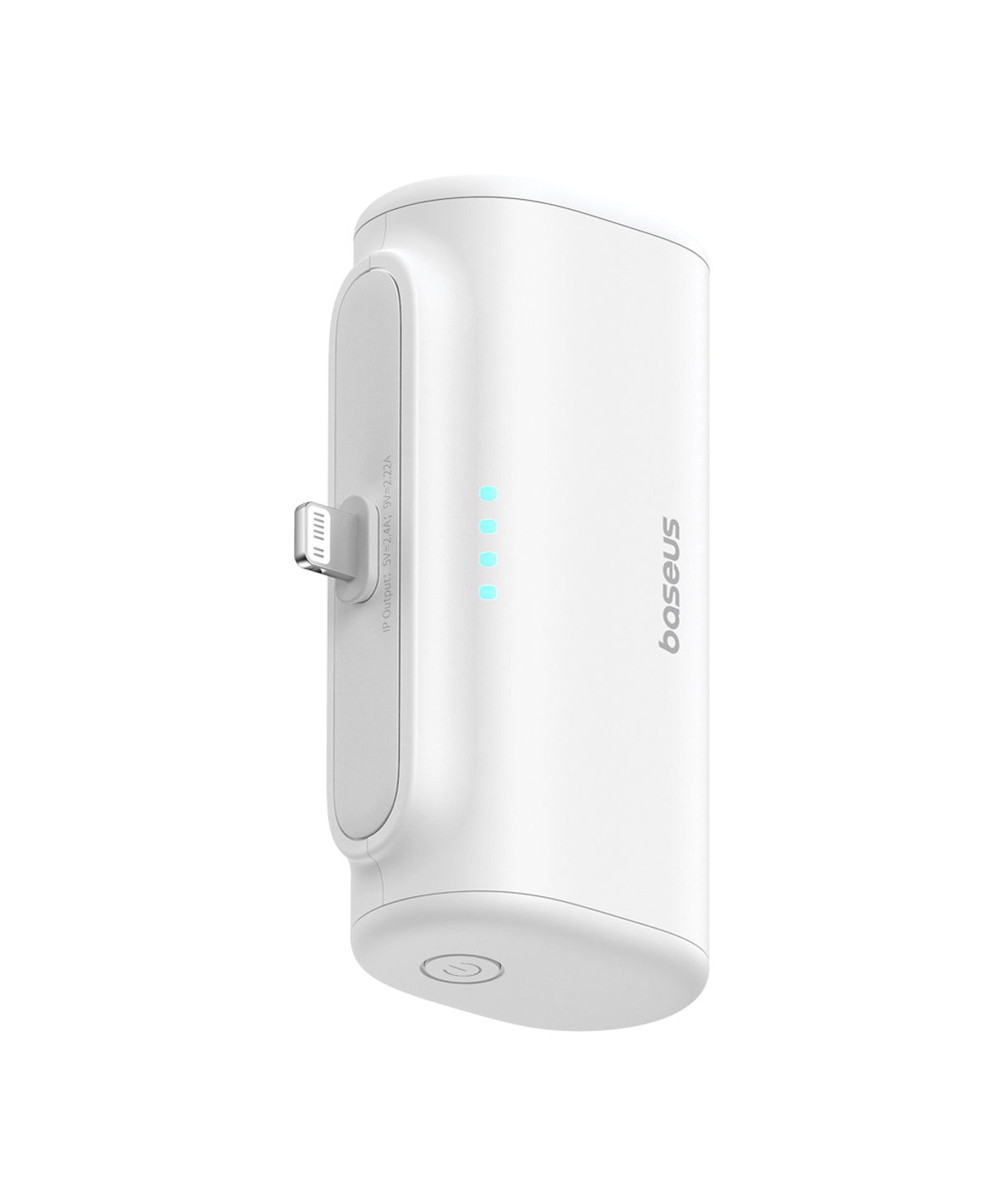 베이스어스(BASEUS) 보조배터리 고속충전 애플 8핀 일체형 도킹형 보조배터리 5000mAh 20W