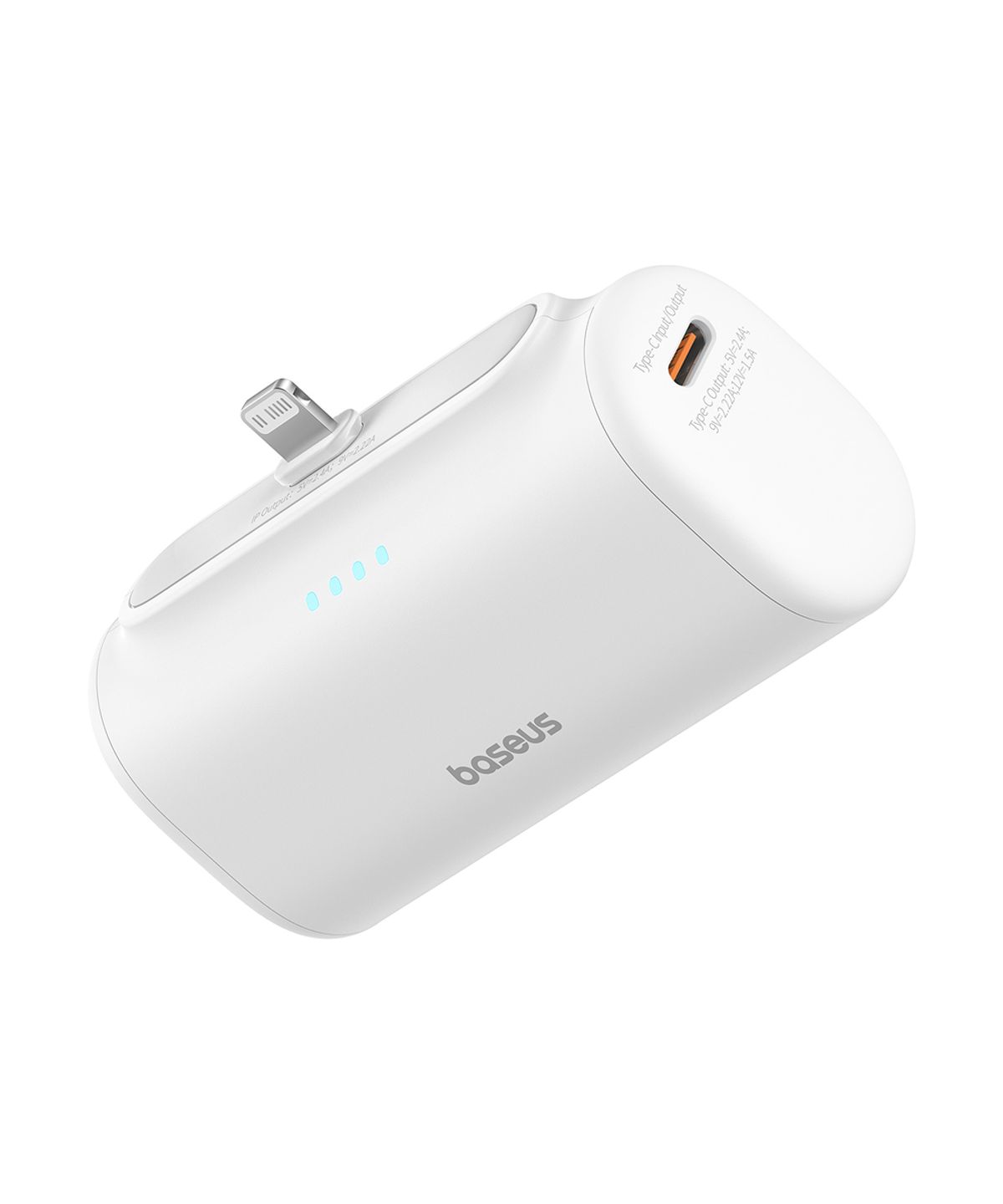 베이스어스(BASEUS) 보조배터리 고속충전 애플 8핀 일체형 도킹형 보조배터리 5000mAh 20W