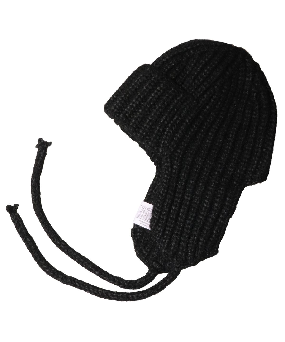 슬리피슬립(SLEEPYSLIP) MOSS KNIT BLACK TROOPER HAT