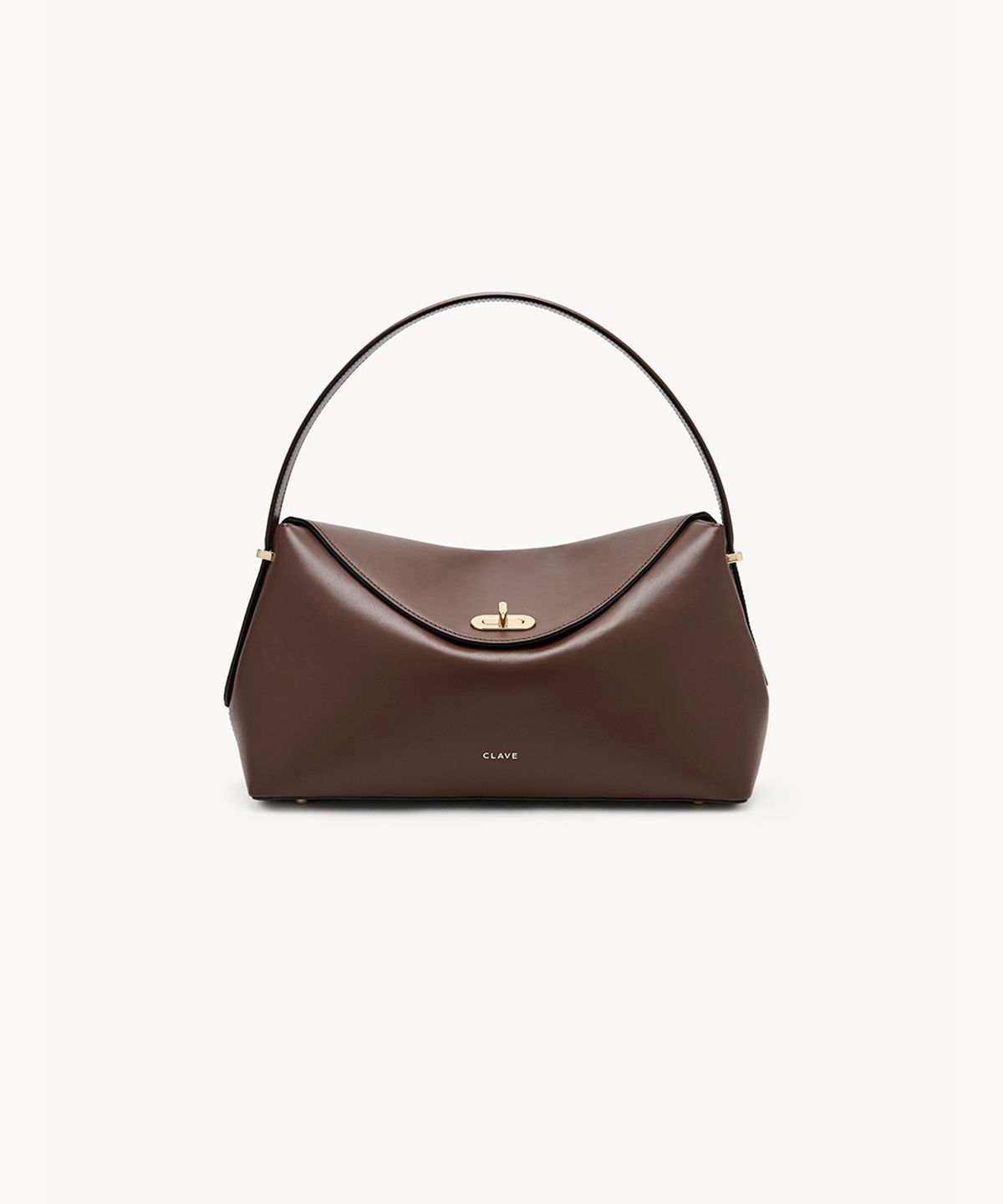 끌라베(CLAVE) 니콜 브라운 토트백 (NICOLE Brown Tote Bag)