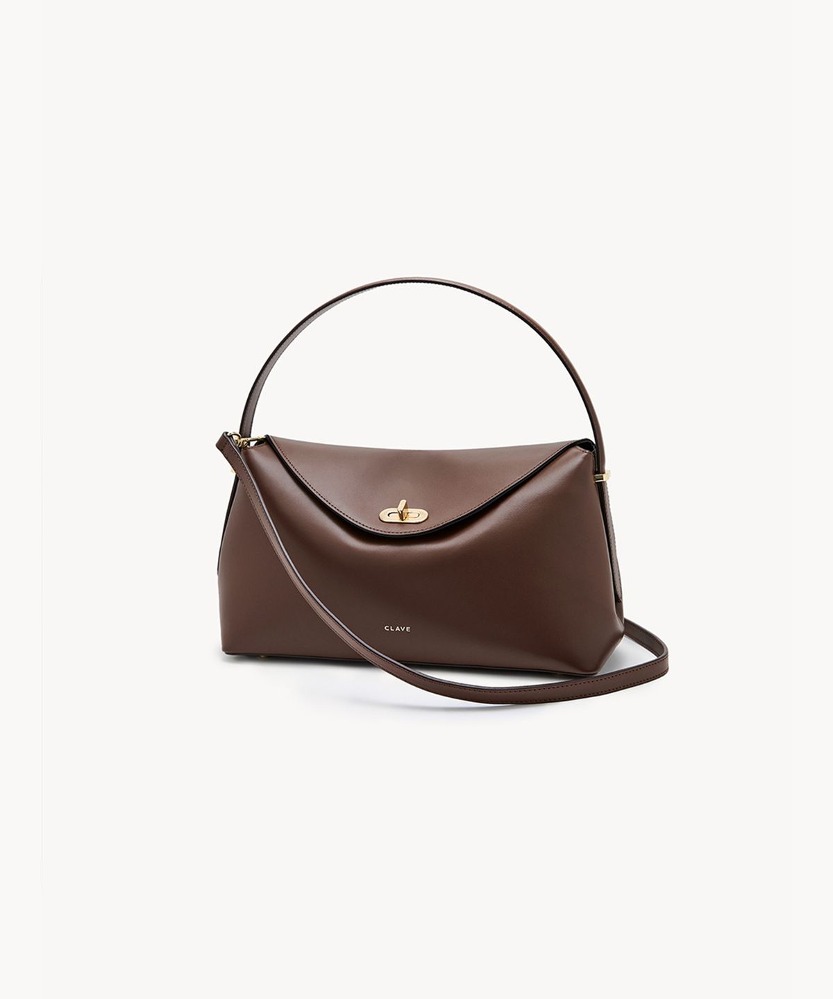 끌라베(CLAVE) 니콜 브라운 토트백 (NICOLE Brown Tote Bag)