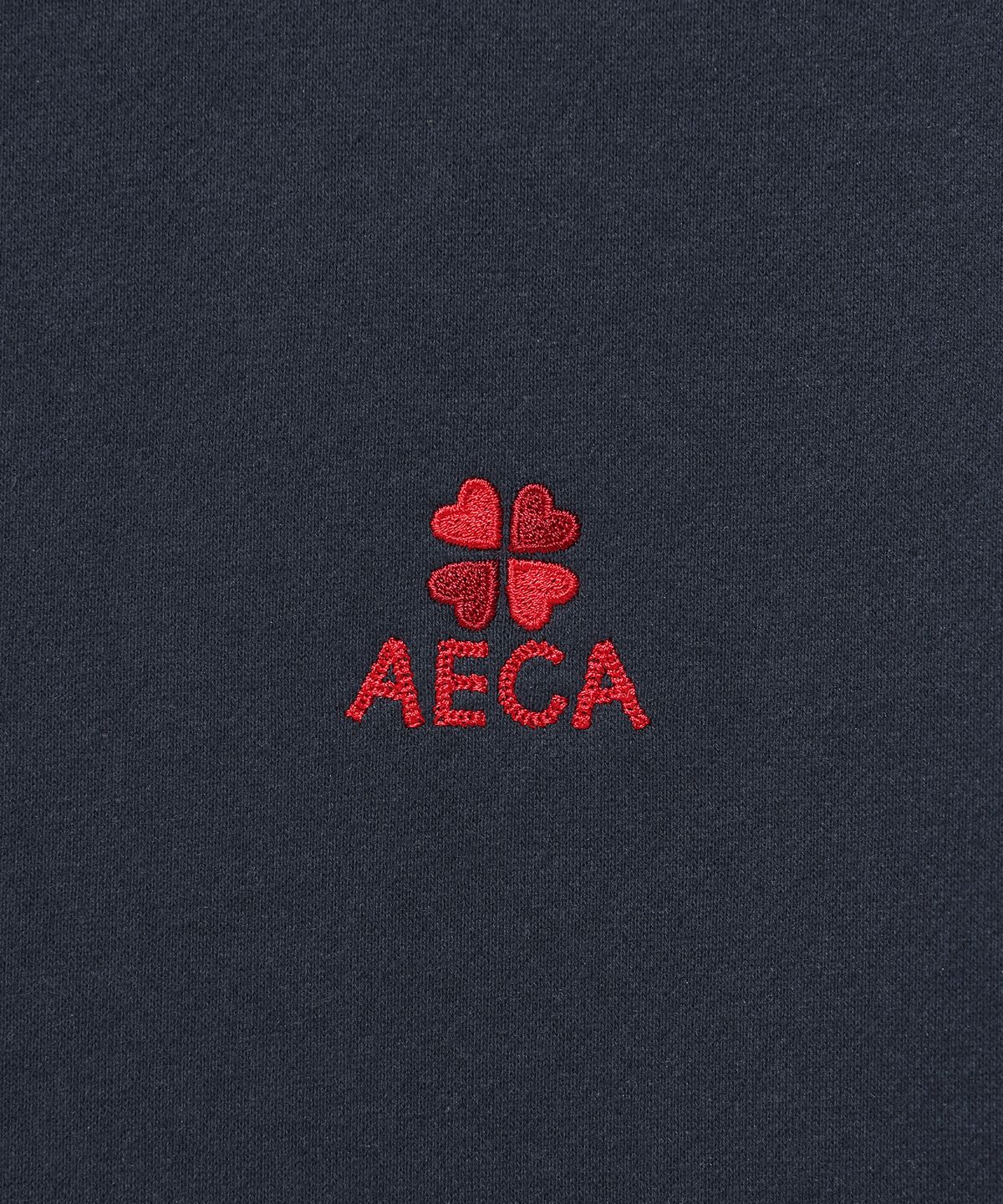 에이카화이트(AECA) EVERYDAY AECA CLOVER BRUSHED HOODIE-NAVY