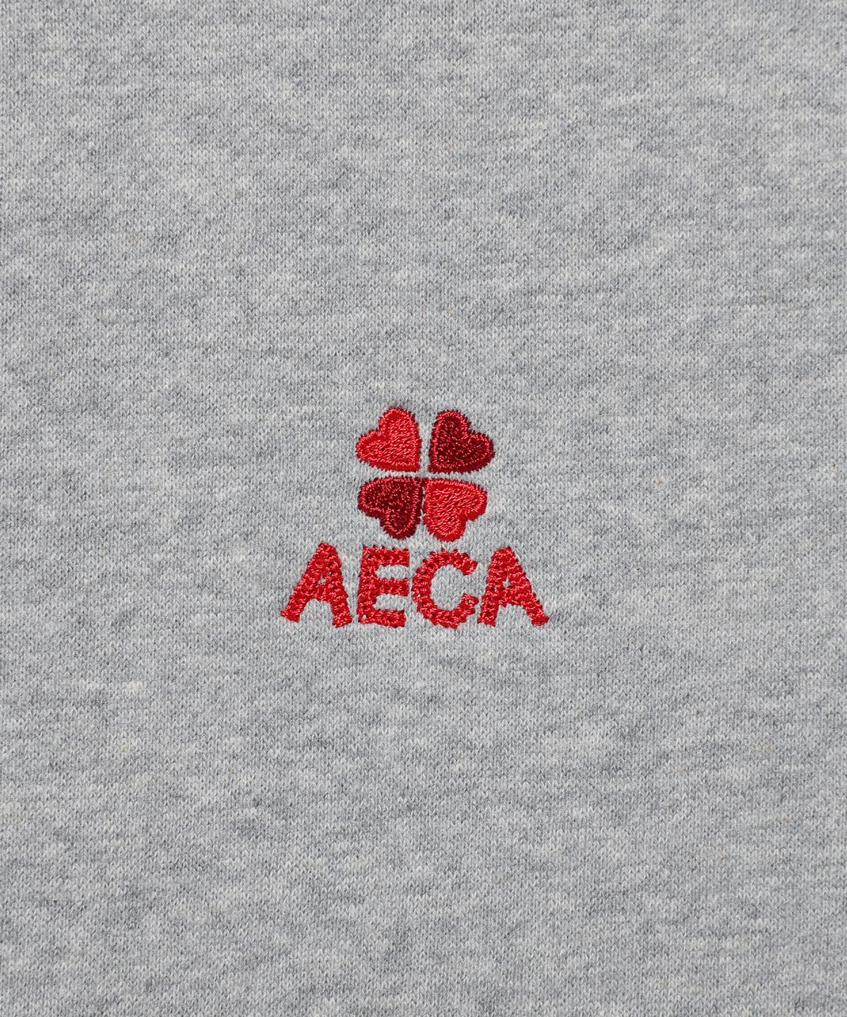 에이카화이트(AECA) EVERYDAY AECA CLOVER BRUSHED SWEAT SHIRTS-GREY