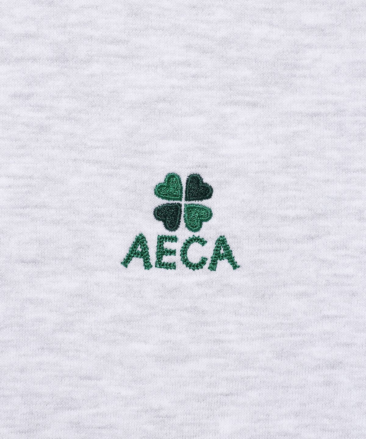 에이카화이트(AECA) EVERYDAY AECA CLOVER BRUSHED SWEAT SHIRTS-LIGHT GREY