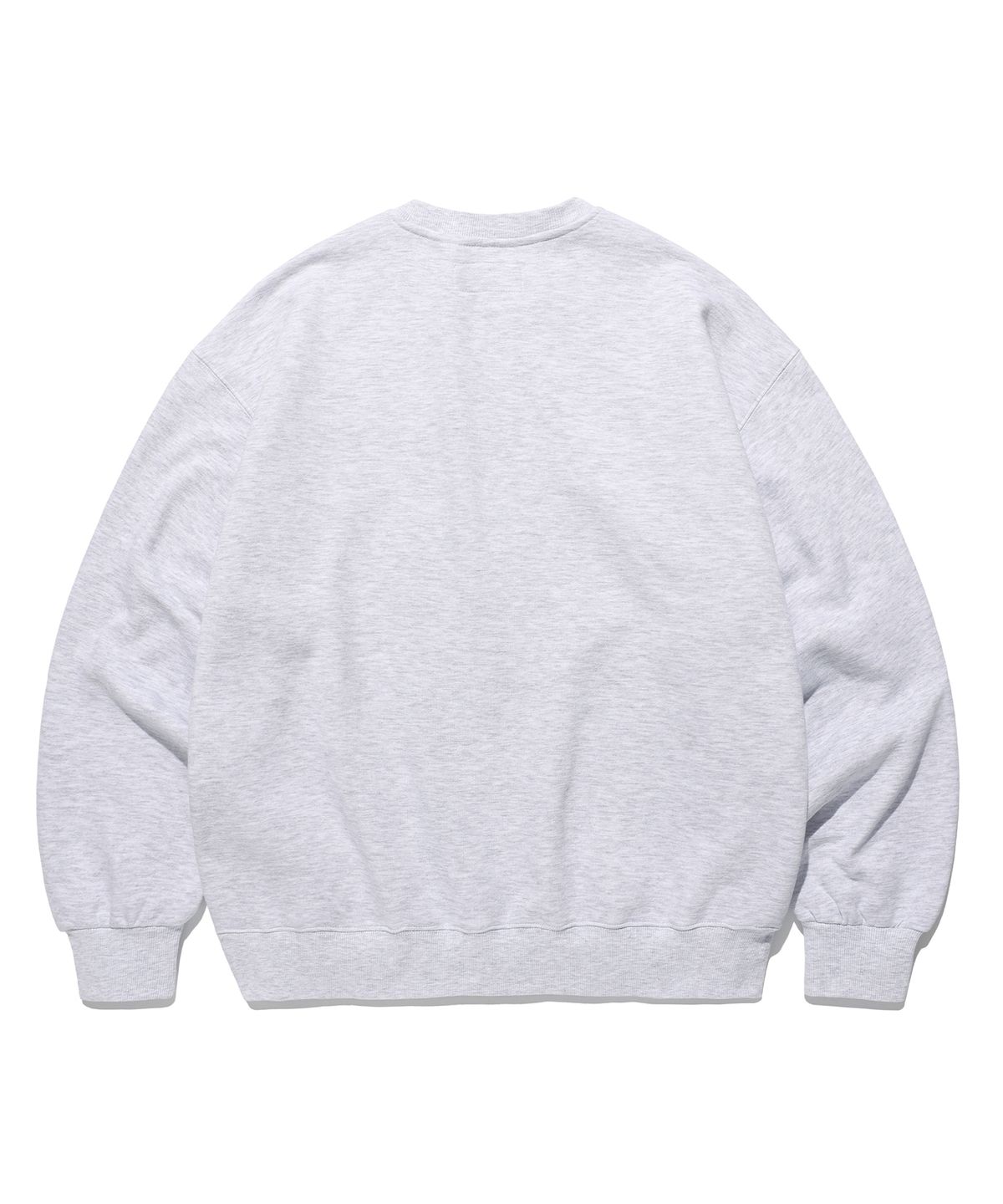 에이카화이트(AECA) EVERYDAY AECA CLOVER BRUSHED SWEAT SHIRTS-LIGHT GREY