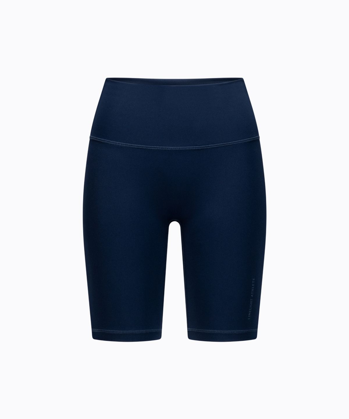 라임라잇 어패럴(LIMELIGHT APPAREL) 애슬릿 로고 레깅스 쇼츠 (네이비)