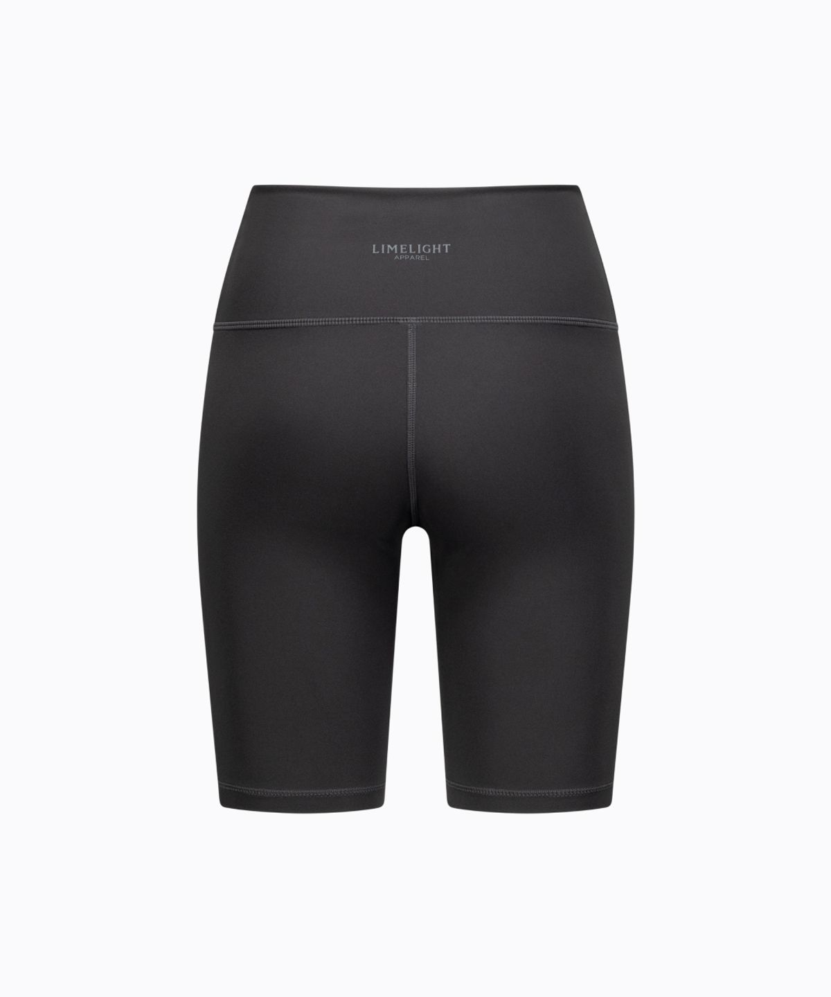 라임라잇 어패럴(LIMELIGHT APPAREL) 애슬릿 로고 레깅스 쇼츠 (차콜/그레이)