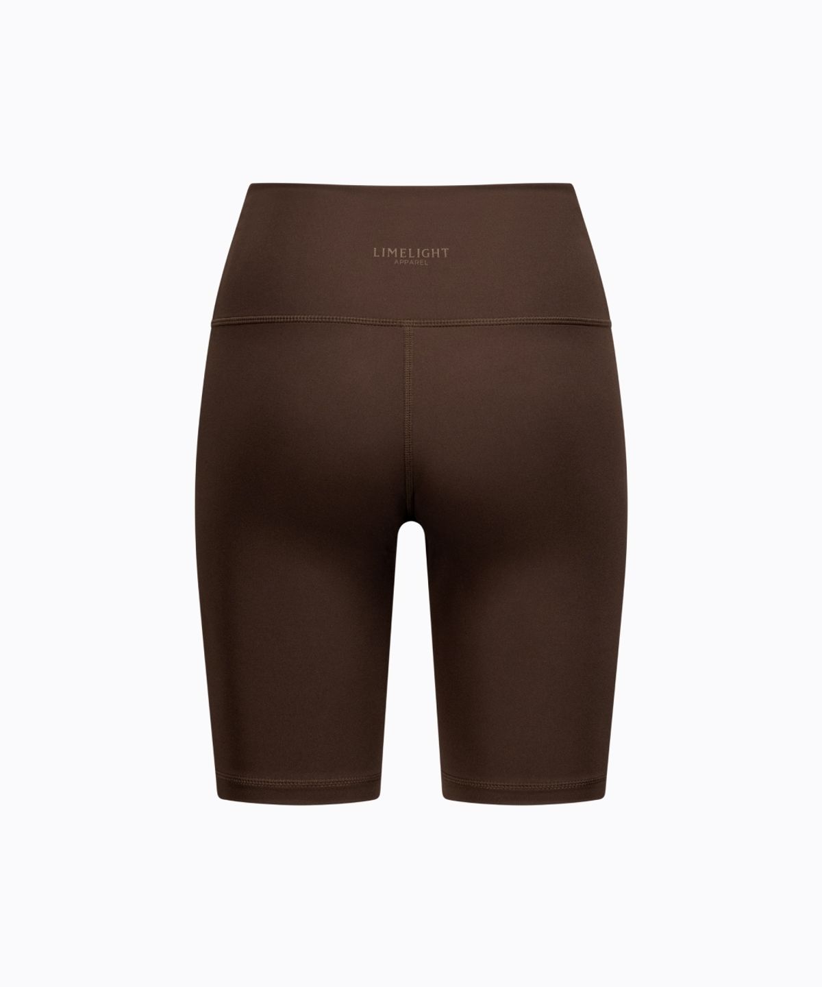 라임라잇 어패럴(LIMELIGHT APPAREL) 애슬릿 로고 레깅스 쇼츠 (브라운)
