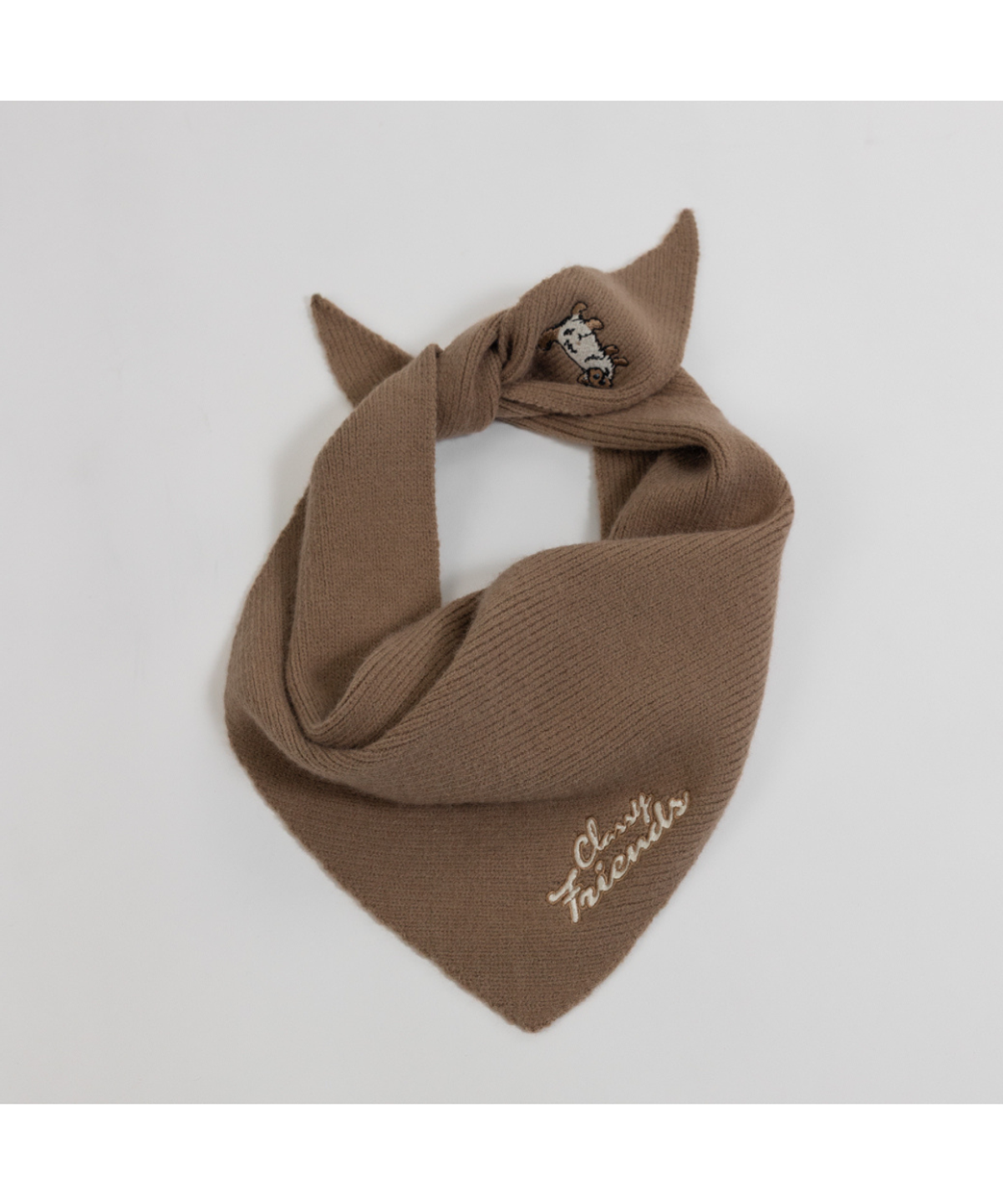클래씨클럽(CLASSY CLUB) 보니 스카프 (Brown)