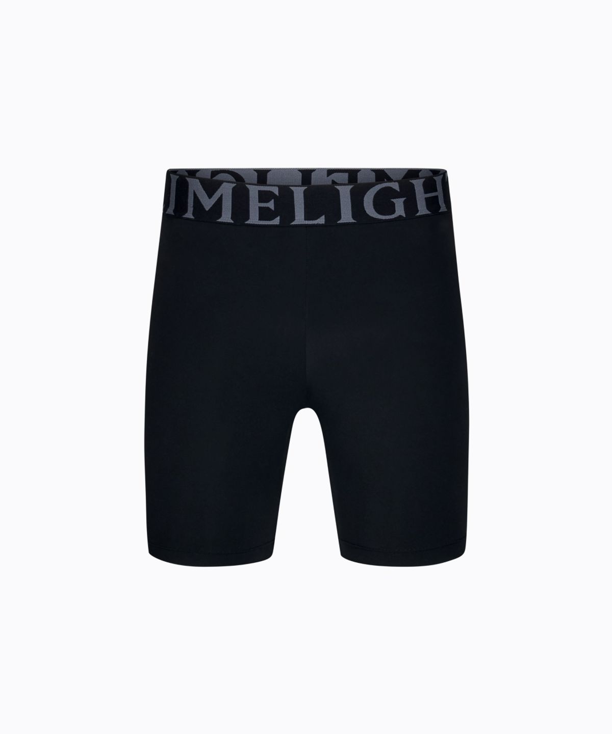 라임라잇 어패럴(LIMELIGHT APPAREL) 라임라잇 빅로고 컴프레션 쇼츠 남성 (블랙/화이트)