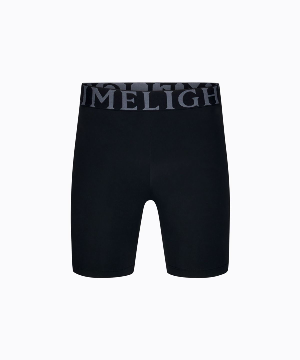 라임라잇 어패럴(LIMELIGHT APPAREL) 라임라잇 빅로고 컴프레션 쇼츠 남성 (블랙/그레이)