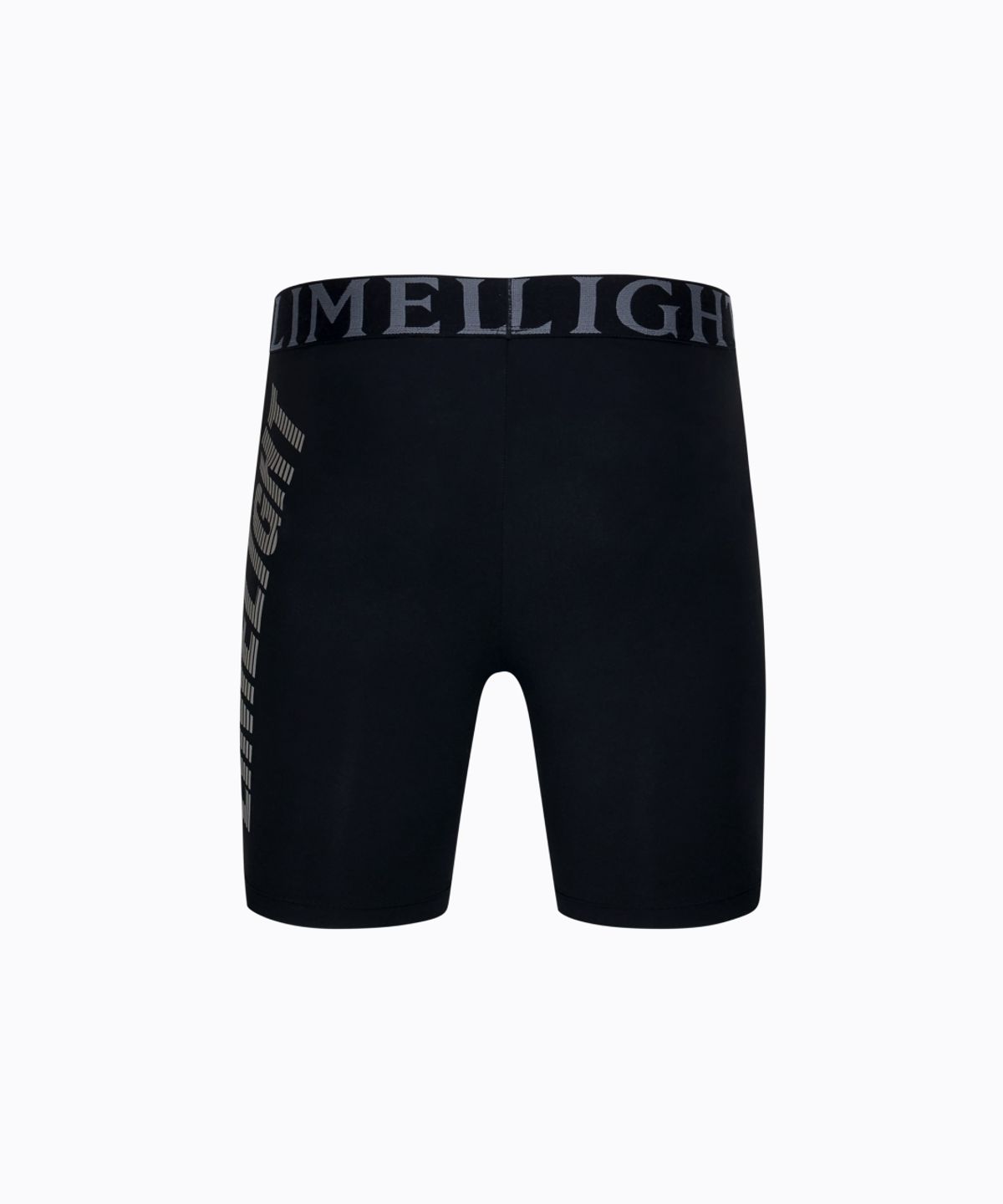 라임라잇 어패럴(LIMELIGHT APPAREL) 라임라잇 빅로고 컴프레션 쇼츠 남성 (블랙/그레이)