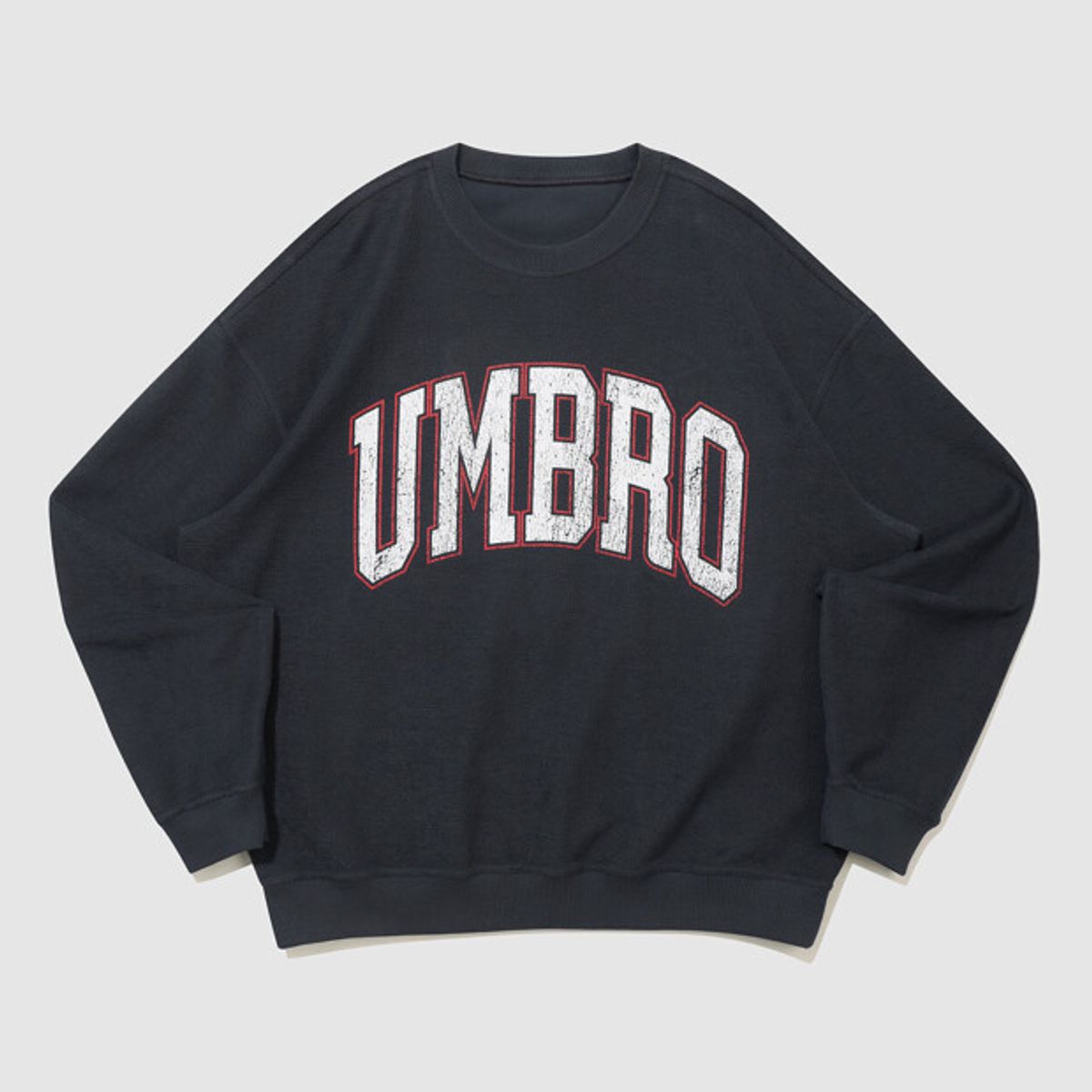 엄브로(UMBRO) 인사이드아웃 맨투맨 네이비 UR121CFS23