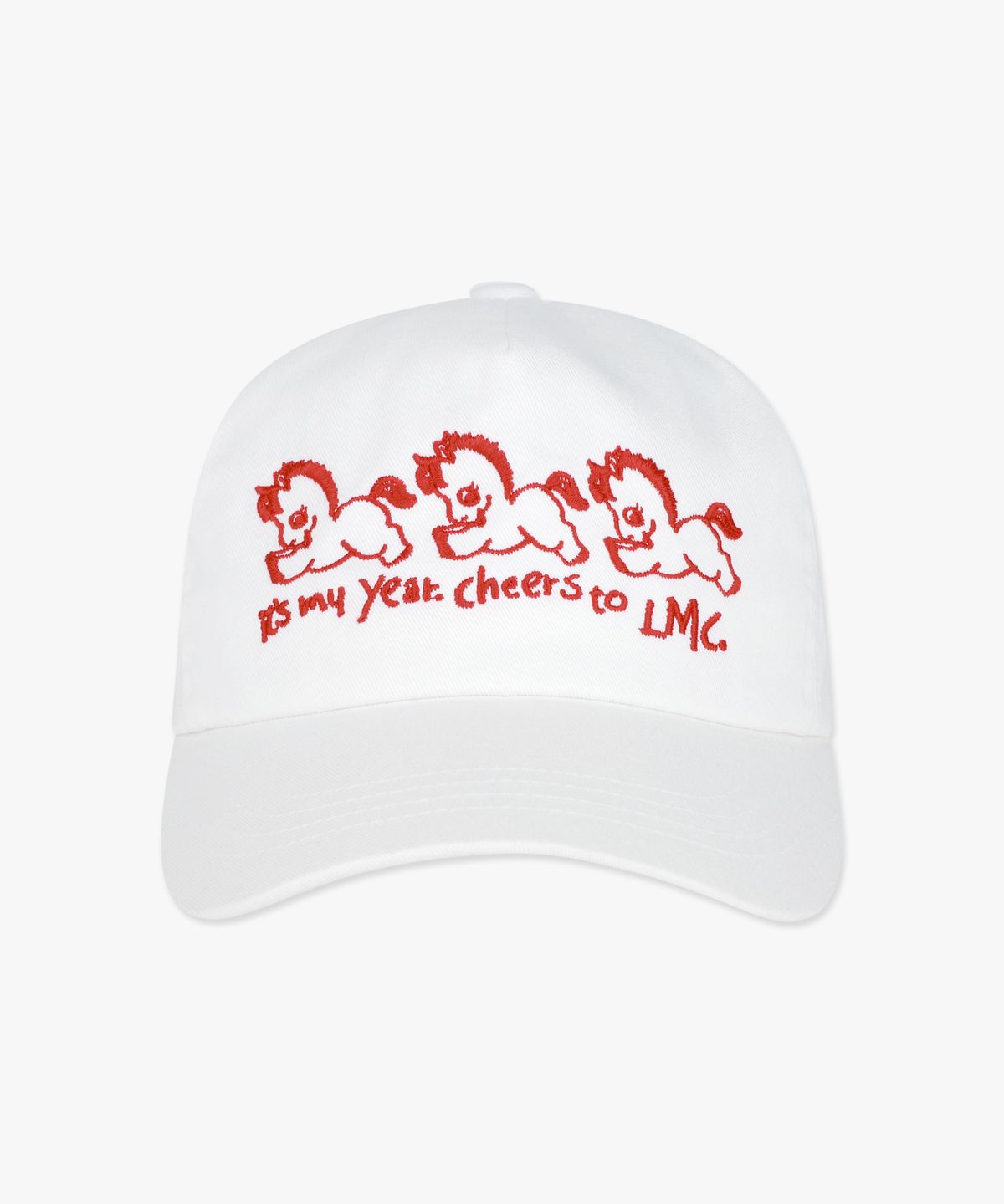 엘엠씨(LMC) NEW YEAR HORSE 5PANEL CAP white