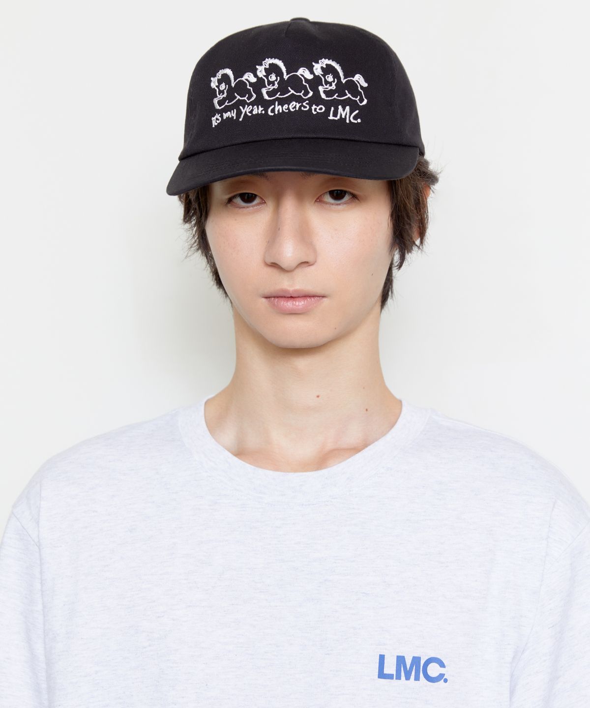 엘엠씨(LMC) NEW YEAR HORSE 5PANEL CAP black