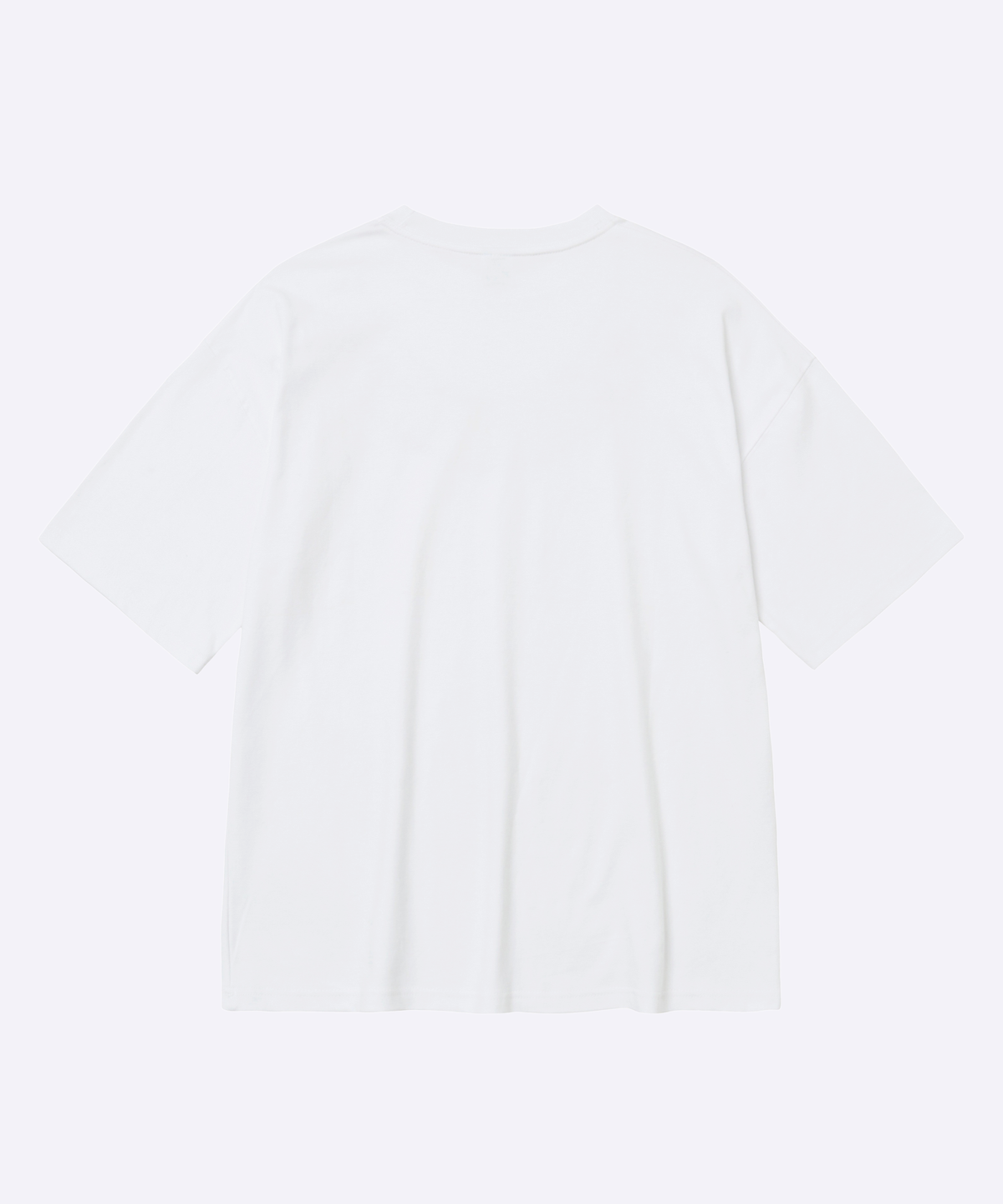 터틀백(TURTLEBACK) 레드부기 오버핏 반팔 (화이트)