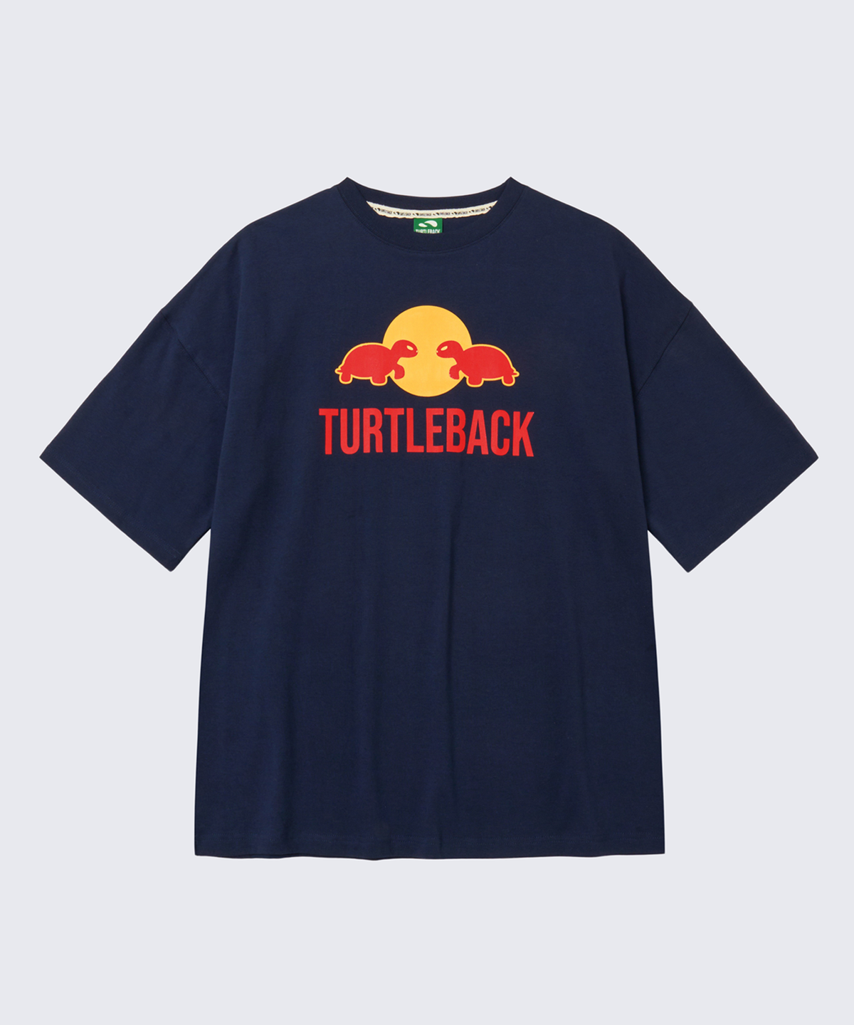 터틀백(TURTLEBACK) 레드부기 오버핏 반팔 (네이비)