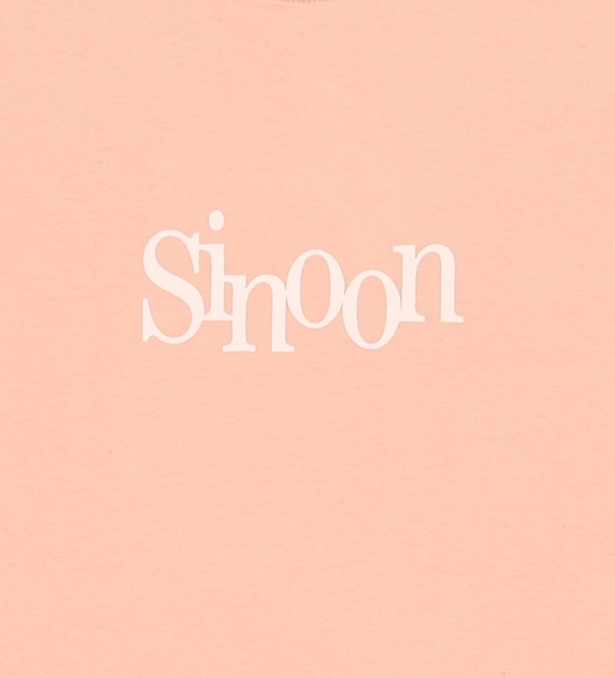 시눈(SINOON) Sinoon Signature Logo T-Shirts (Apricot) S