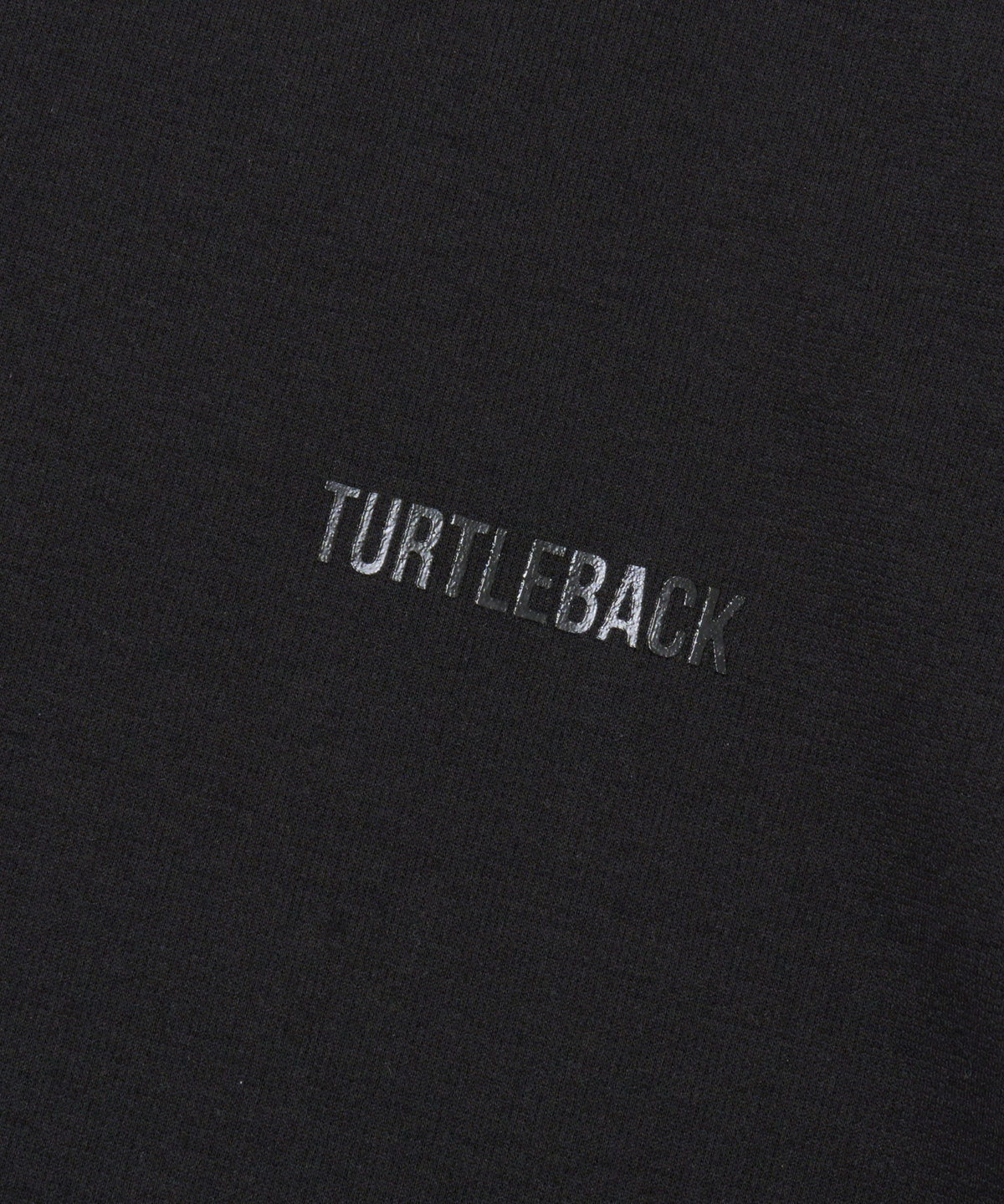 터틀백(TURTLEBACK) 듀얼 코어 오버핏 긴팔 티셔츠 (블랙)
