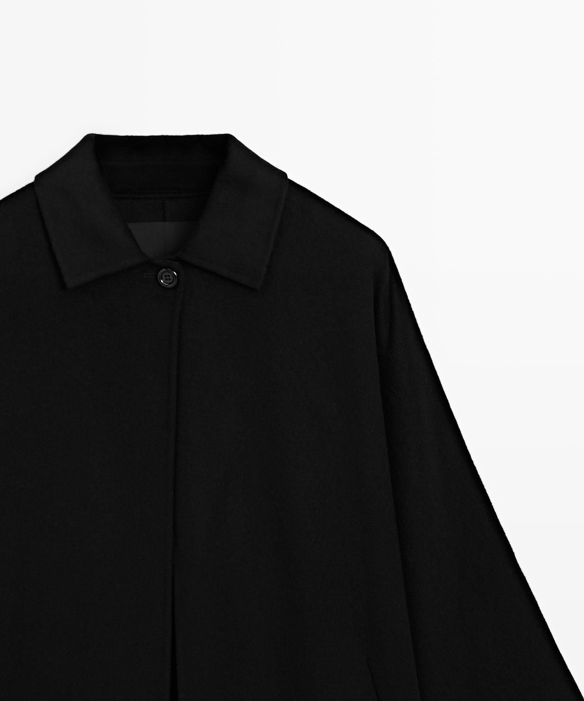 마시모두띠(MASSIMO DUTTI) 롱 배트윙 슬리브 코트