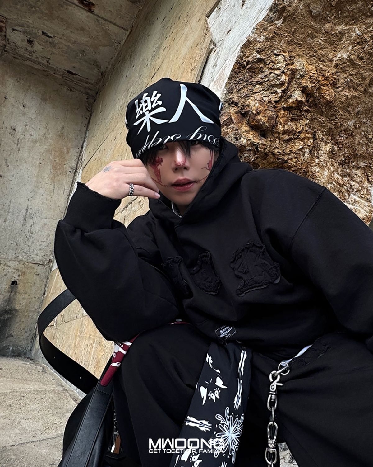 뭉(MWOONG) Akin mega bandana scarf