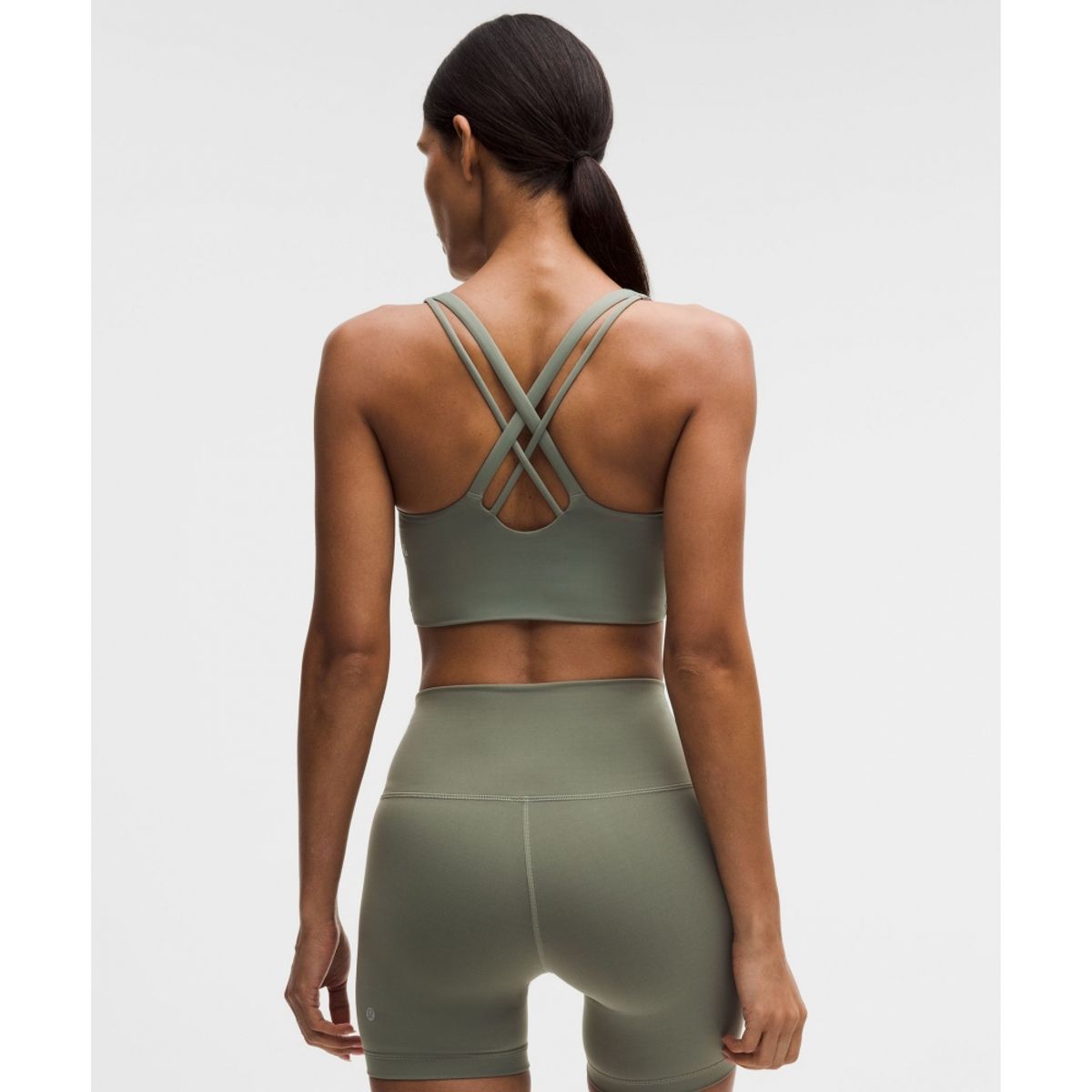 룰루레몬(LULULEMON) 에너지 롱라인 브라 미디엄 서포트, B–D컵 *에볼브